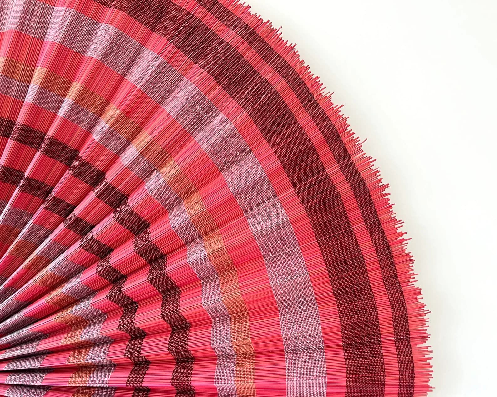 Wall Fan Decor, Bamboo Decorative Fans, Handcrafted Bamboo Fan, Boho Bamboo Wall Decor, Artisan Bamboo Fan Decor, Bamboo Fan ( Style Fan 35) 7