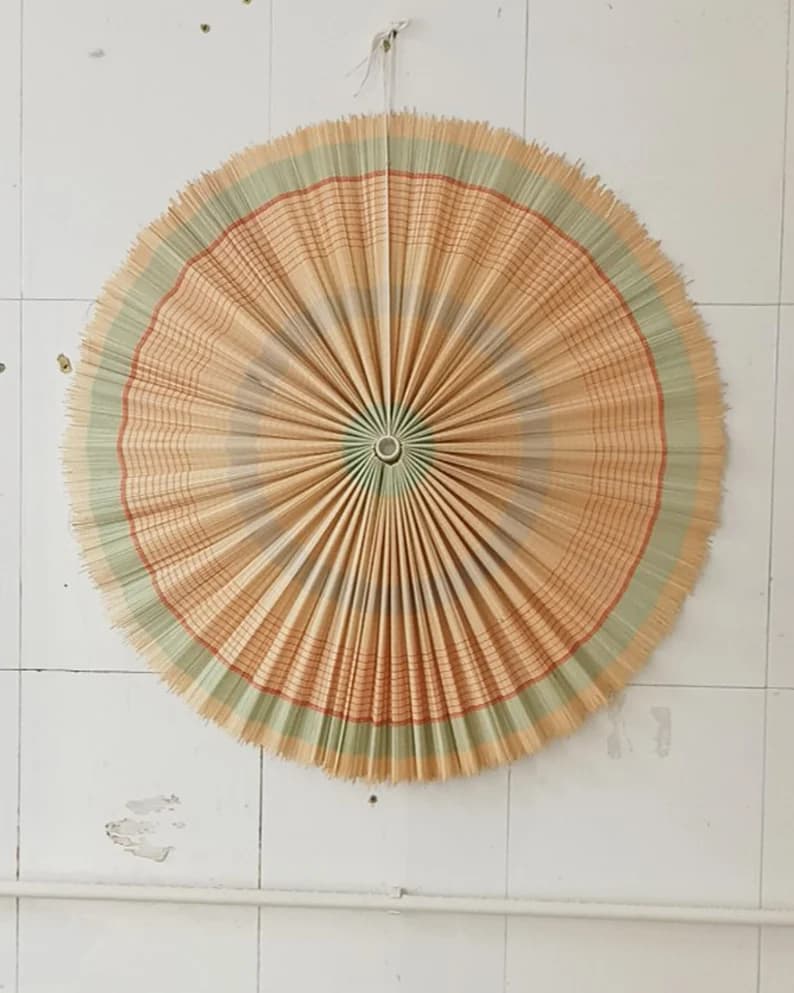 Wall Fan Decor, Bamboo Decorative Fans, Handcrafted Bamboo Fan, Boho Bamboo Wall Decor, Artisan Bamboo Fan Decor, Bamboo Fan ( Style Fan 93) 1