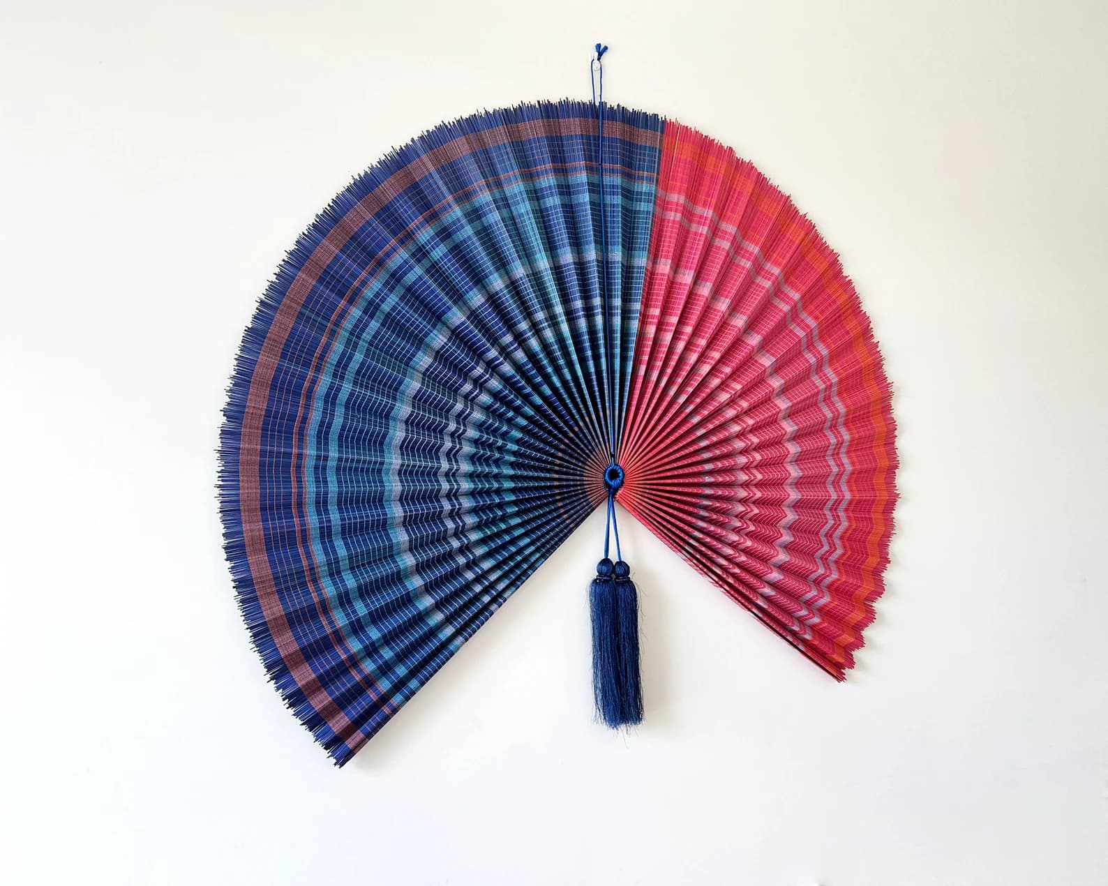 Wall Fan Decor, Bamboo Decorative Fans, Handcrafted Bamboo Fan, Boho Bamboo Wall Decor, Artisan Bamboo Fan Decor, Bamboo Fan ( Style Fan 49) 3