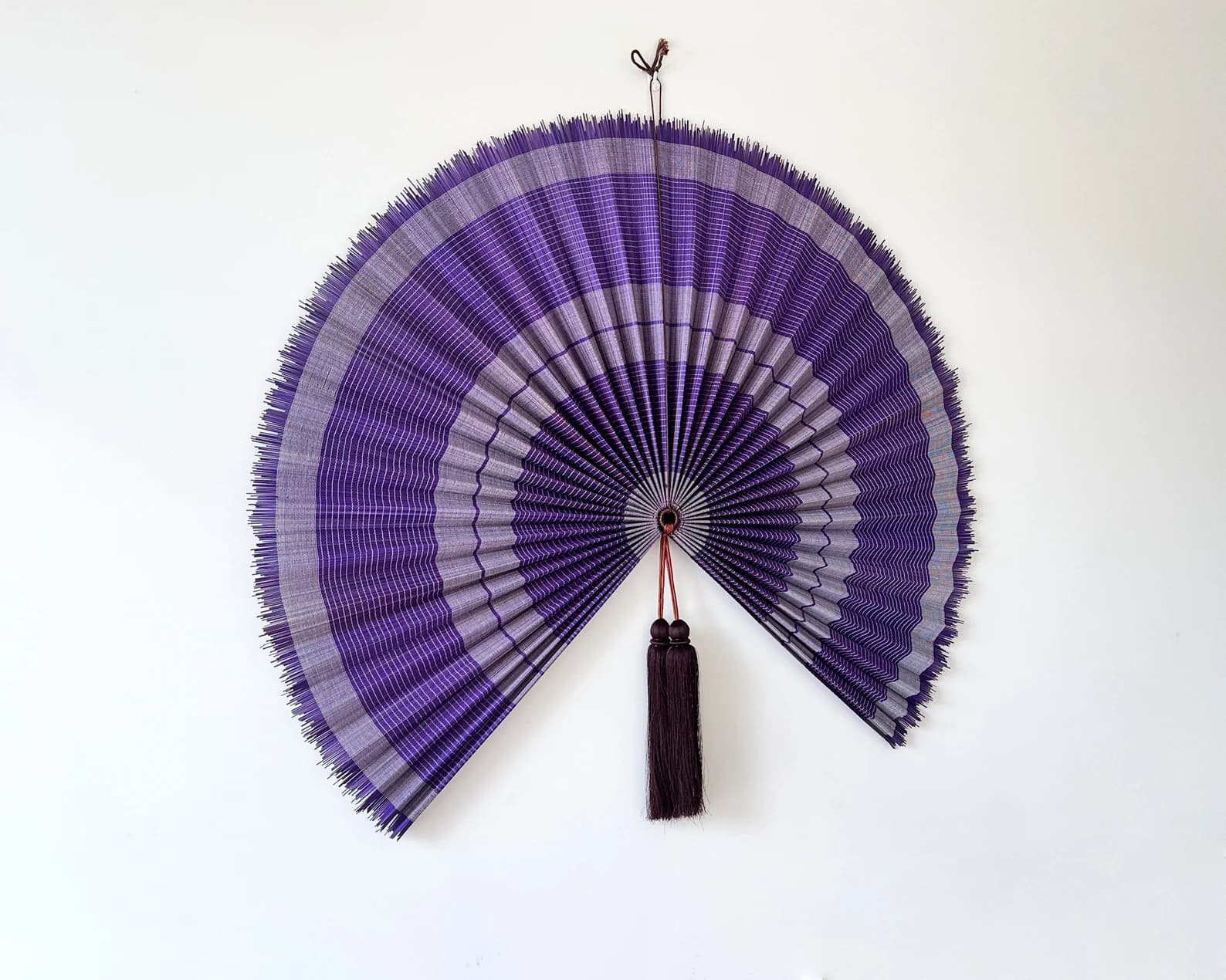 Wall Fan Decor, Bamboo Decorative Fans, Handcrafted Bamboo Fan, Boho Bamboo Wall Decor, Artisan Bamboo Fan Decor, Bamboo Fan ( Style Fan 48) 3