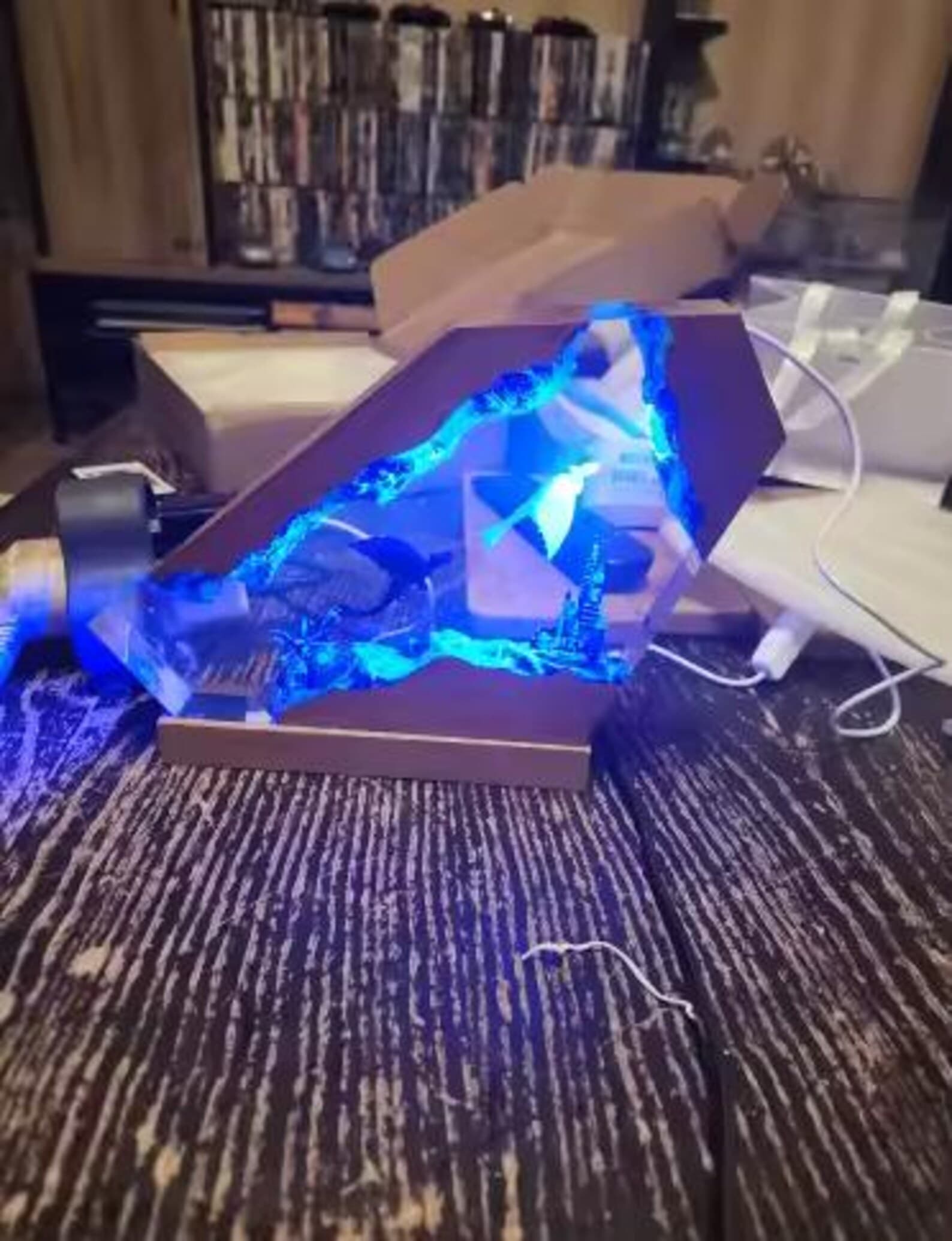 Resin Dragon Table Lamp, Fantasy Art Decor, USB Night Light 3