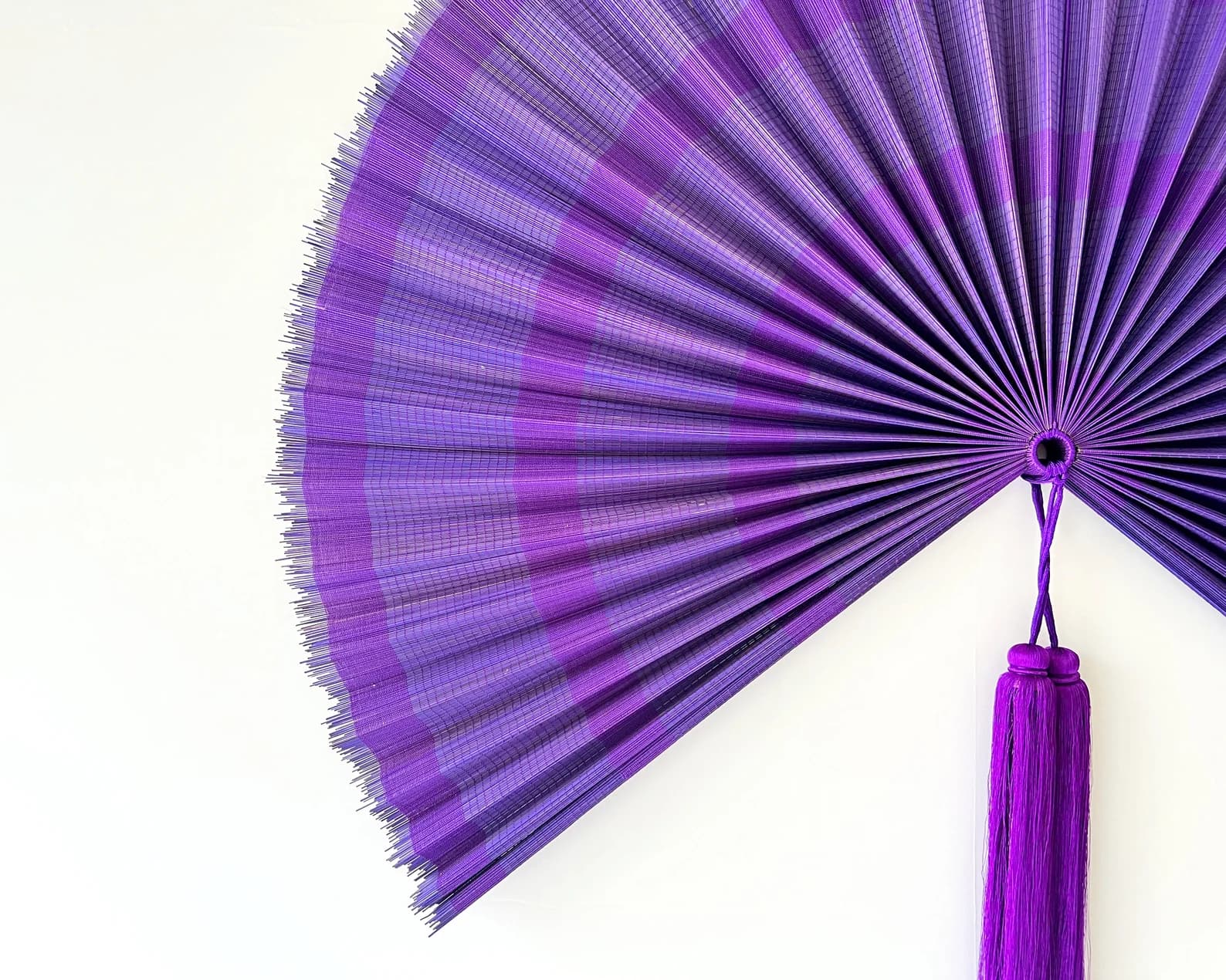 Wall Fan Decor, Bamboo Decorative Fans, Handcrafted Bamboo Fan, Boho Bamboo Wall Decor, Artisan Bamboo Fan Decor, Bamboo Fan ( Style Fan 57) 6