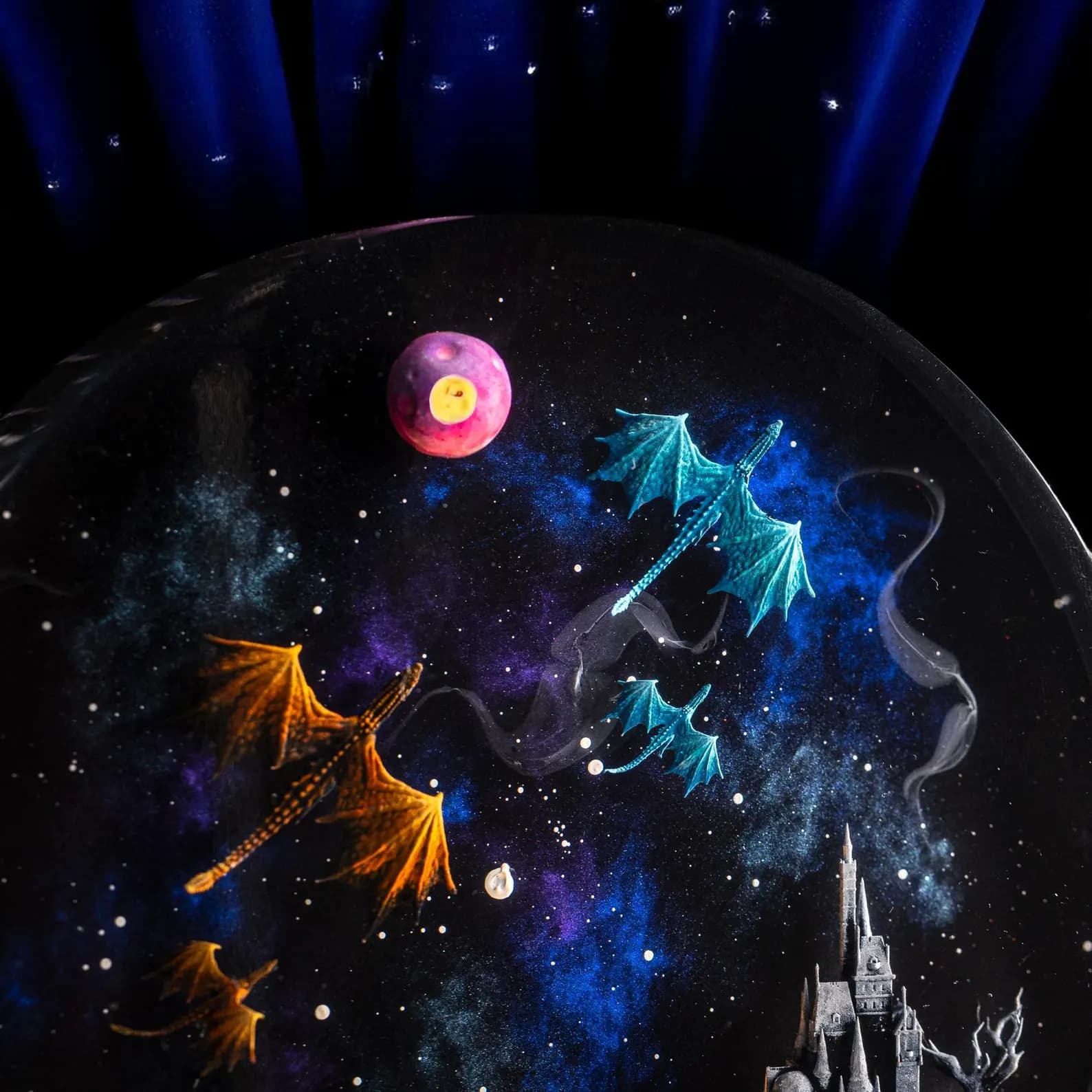 Dragon Galaxy Resin Lamp, Ice Dragon And Fire Dragon Resin Night Light, Christmas lamp, dragon lamp, Fantasy Lamp, Anime Lamp, Gift For Him 9