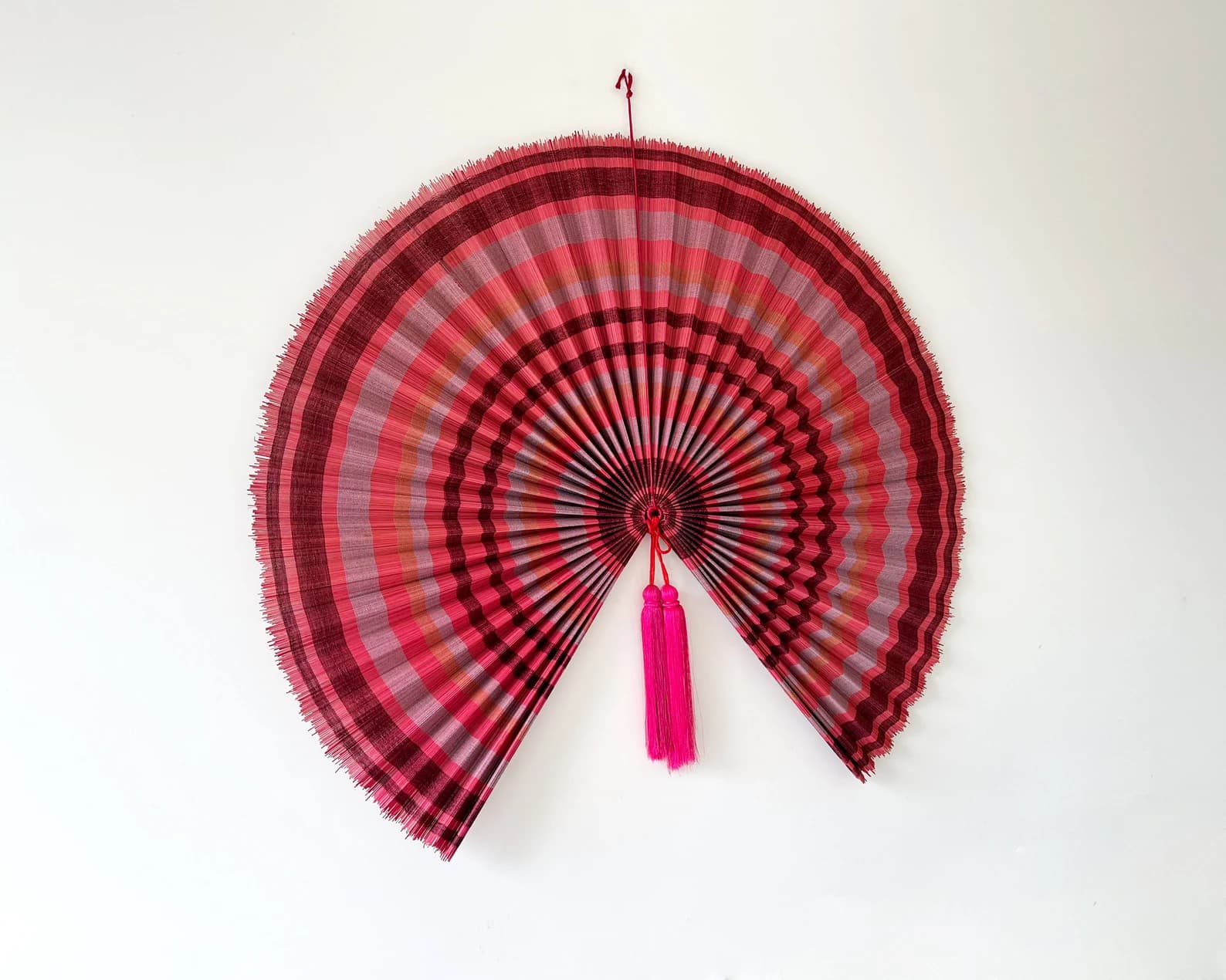 Wall Fan Decor, Bamboo Decorative Fans, Handcrafted Bamboo Fan, Boho Bamboo Wall Decor, Artisan Bamboo Fan Decor, Bamboo Fan ( Style Fan 35) 3