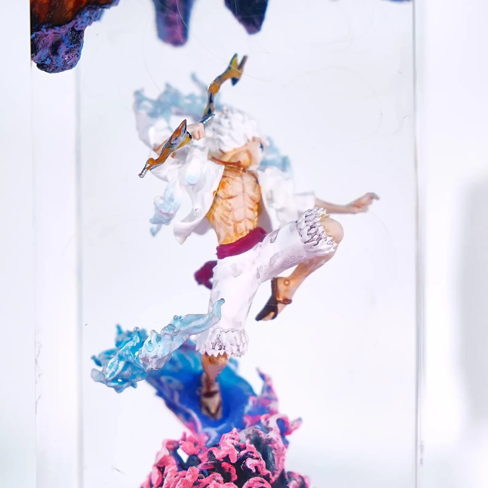 Z.or.o Dragon Lamp, Onepi.ec/e diorama wood resin lamp, G.e.ar 5 Inspired, Gift For kid, gift for him, Valentine Gift Idea, Gift For Otaku 11