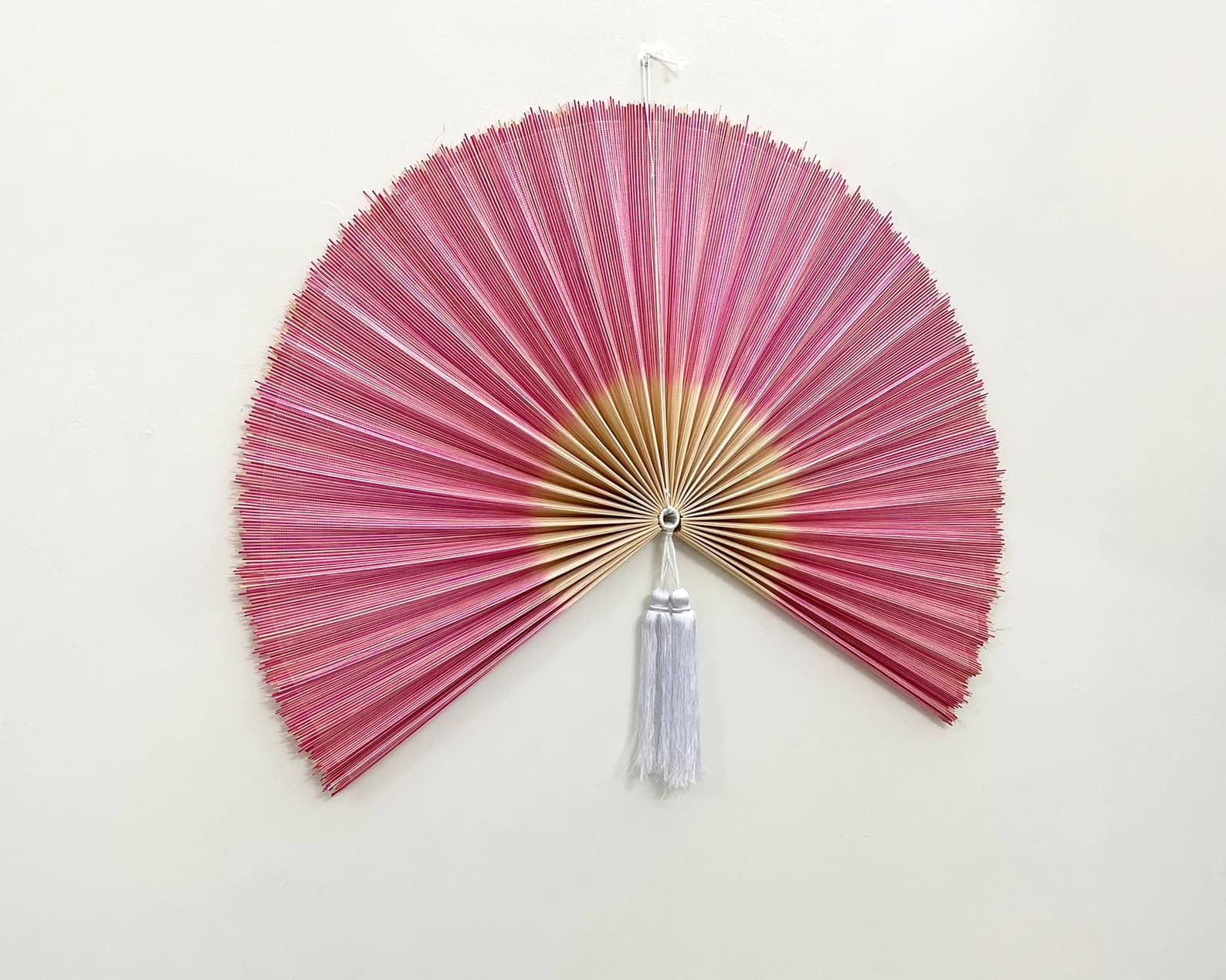 Wall Fan Decor, Bamboo Decorative Fans, Handcrafted Bamboo Fan, Boho Bamboo Wall Decor, Artisan Bamboo Fan Decor, Bamboo Fan ( Style Fan 68) 3