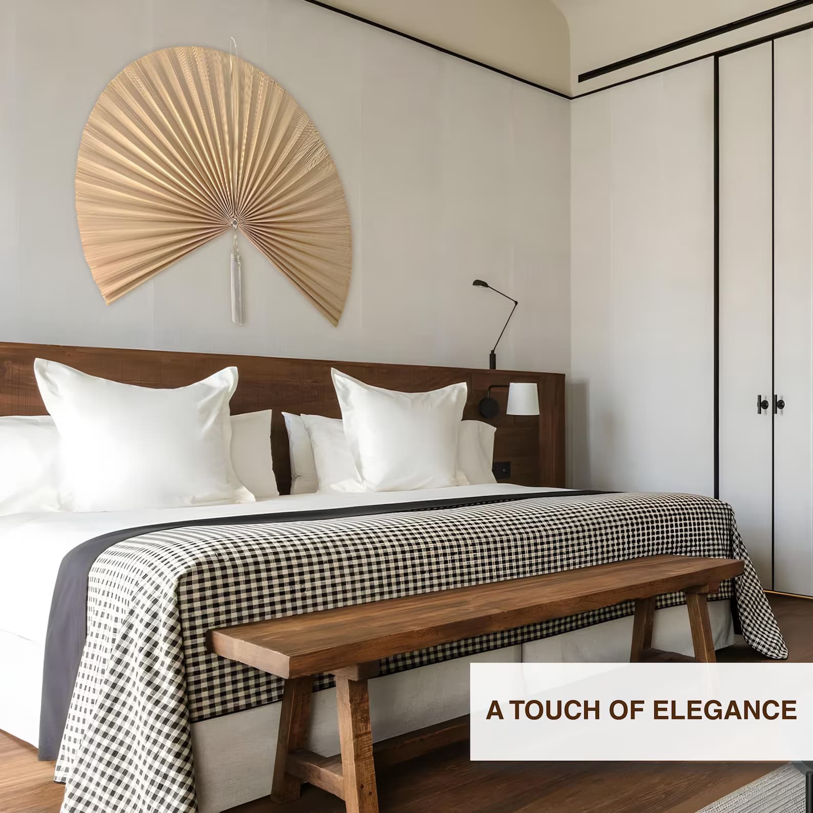 Bamboo Wall Hanging Fan 10