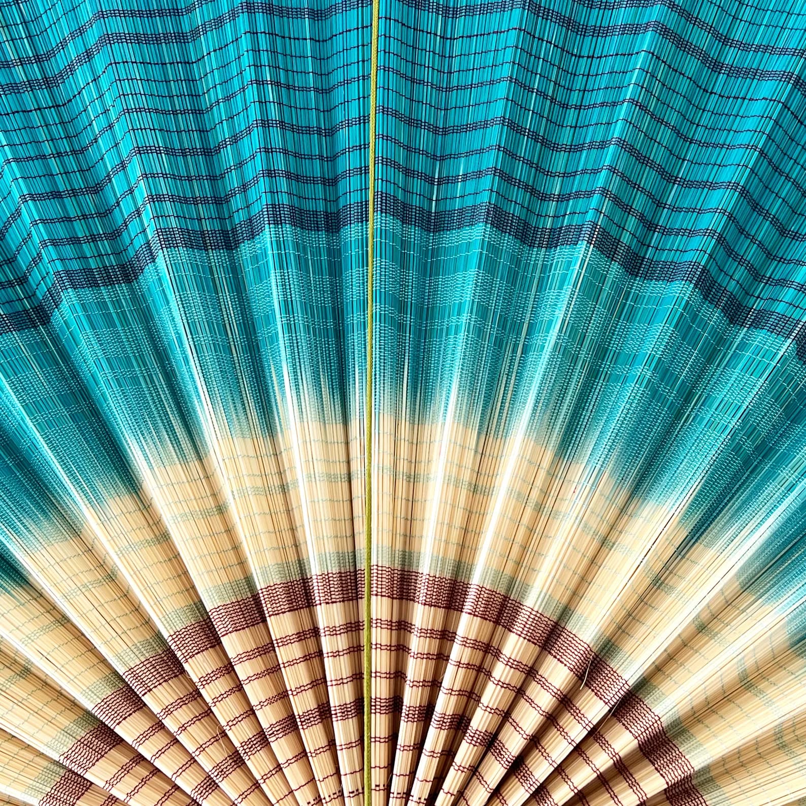 Bamboo Decorative Fans, Handcrafted Bamboo Fan, Boho Bamboo Wall Decor, Artisan Bamboo Fan Decor, Bamboo Fan, Wall Fan Decor ( Style Fan 63) 7