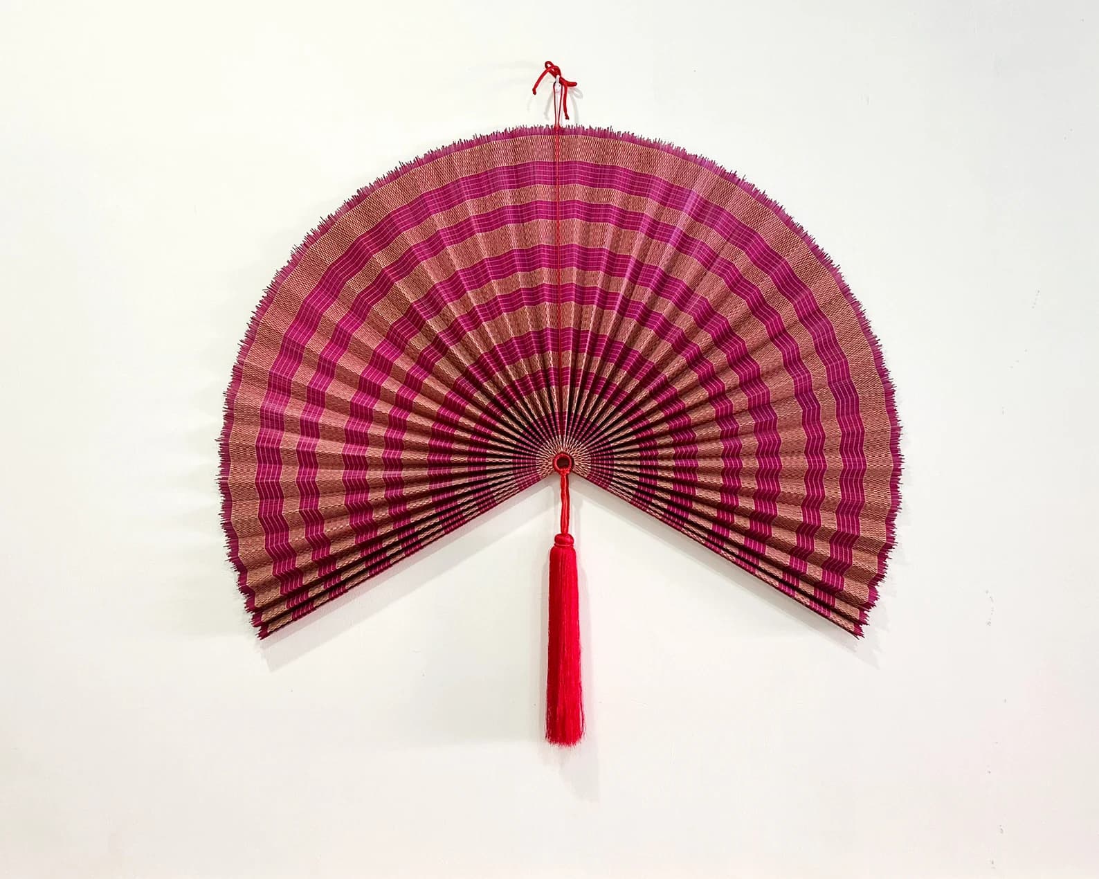 Wall Fan Decor, Bamboo Decorative Fans, Handcrafted Bamboo Fans, Boho Bamboo Wall Decor, Artisan Bamboo Fan Decor, Bamboo Fan ( Style 101 )