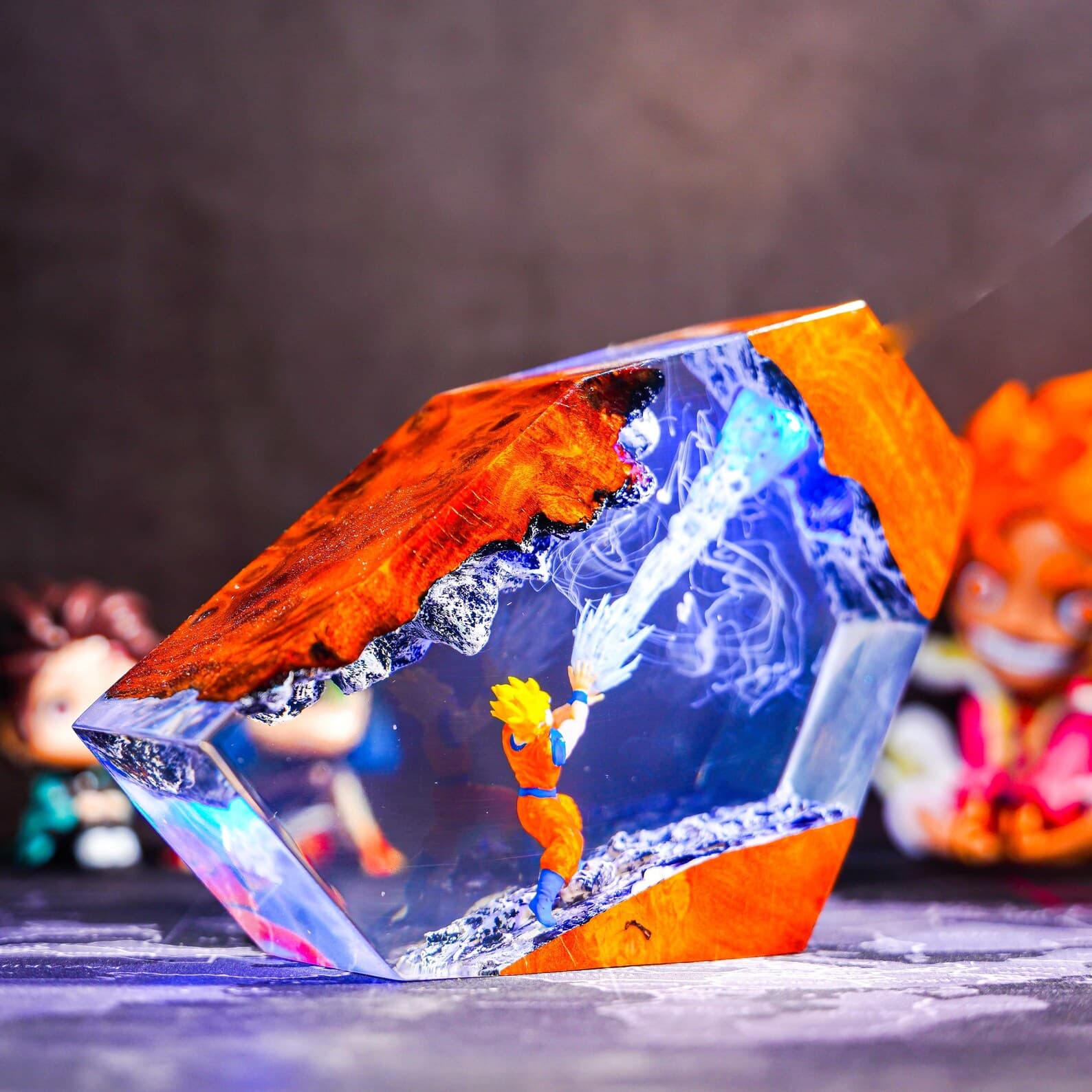 Super anime resin night light, anime resin lamp, Anime Characters Figure, valentine gift ideas for him, unique valentine gift 10