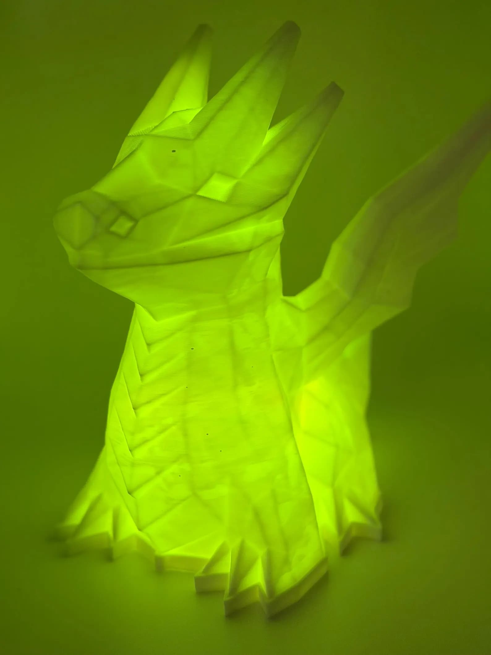 Low-Poly Dragon Lamp – 3D Printed LED Night Light 5