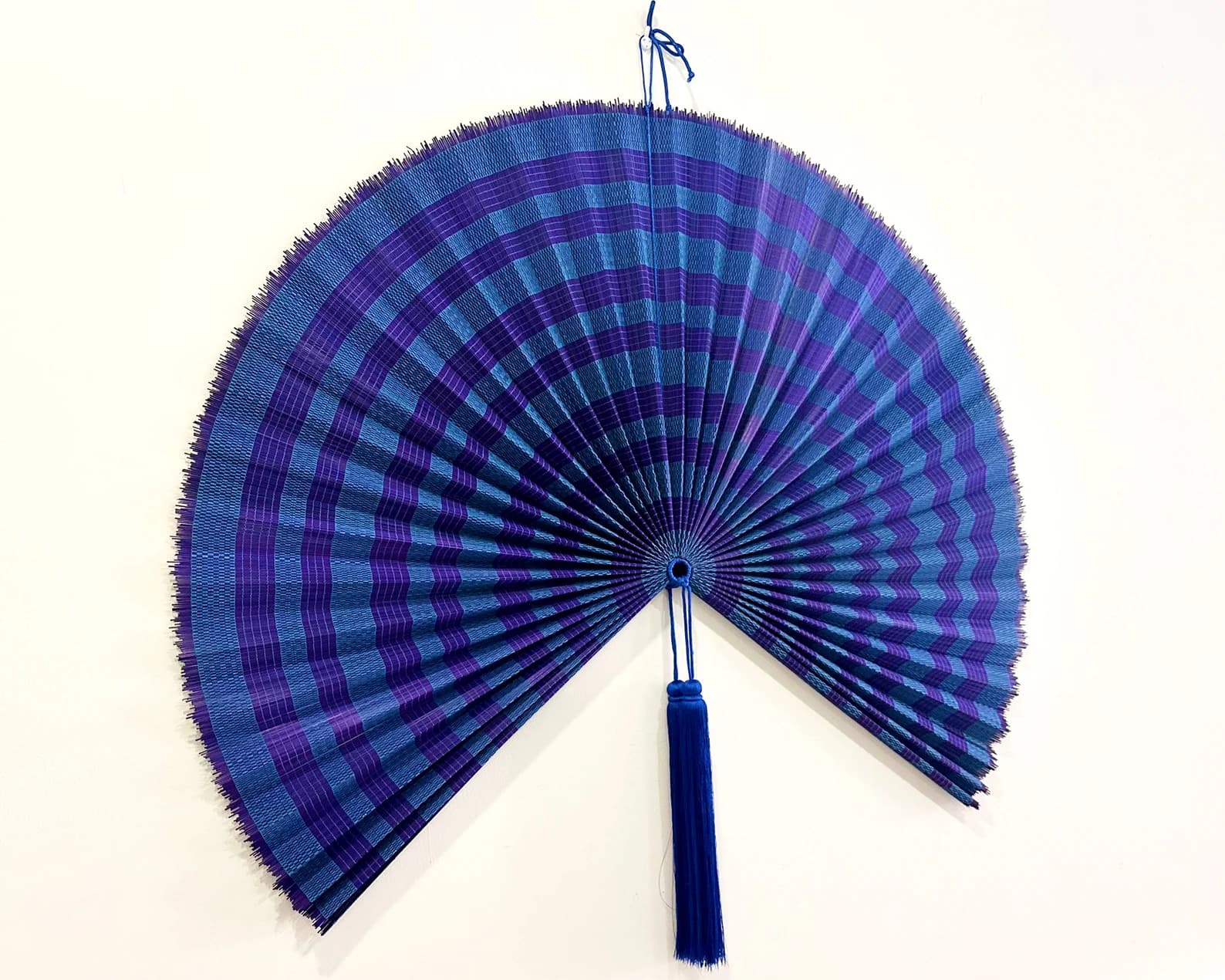 Wall Fan Decor, Bamboo Decorative Fans, Handcrafted Bamboo Fans, Boho Bamboo Wall Decor, Artisan Bamboo Fan Decor, Bamboo Fan ( Style 104 ) 3