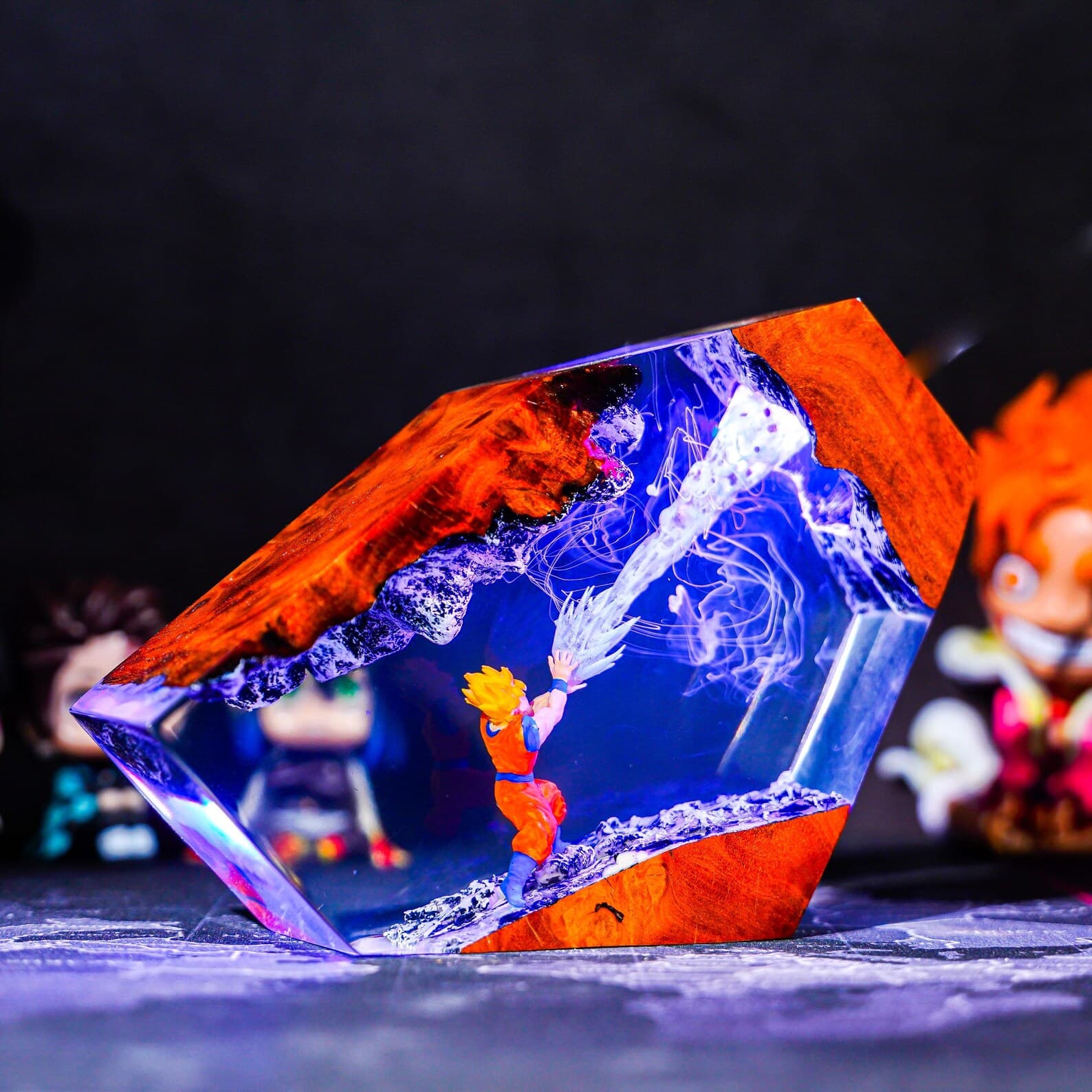 Super anime resin night light, anime resin lamp, Anime Characters Figure, valentine gift ideas for him, unique valentine gift 5