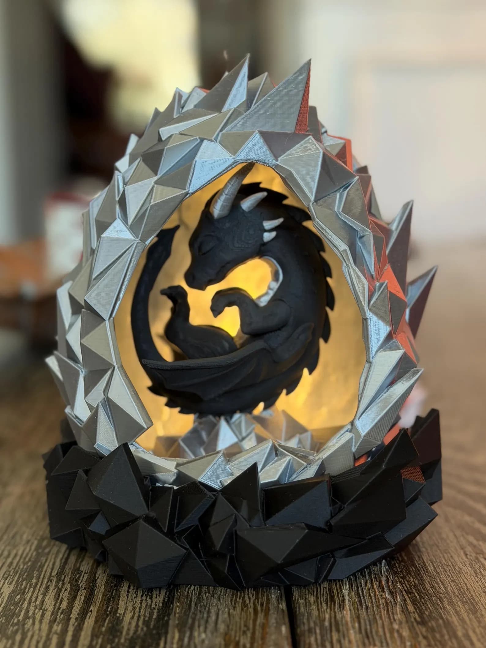 Dragon Egg Lamp – LED Baby Dragon Light for Fantasy Home Decor 3