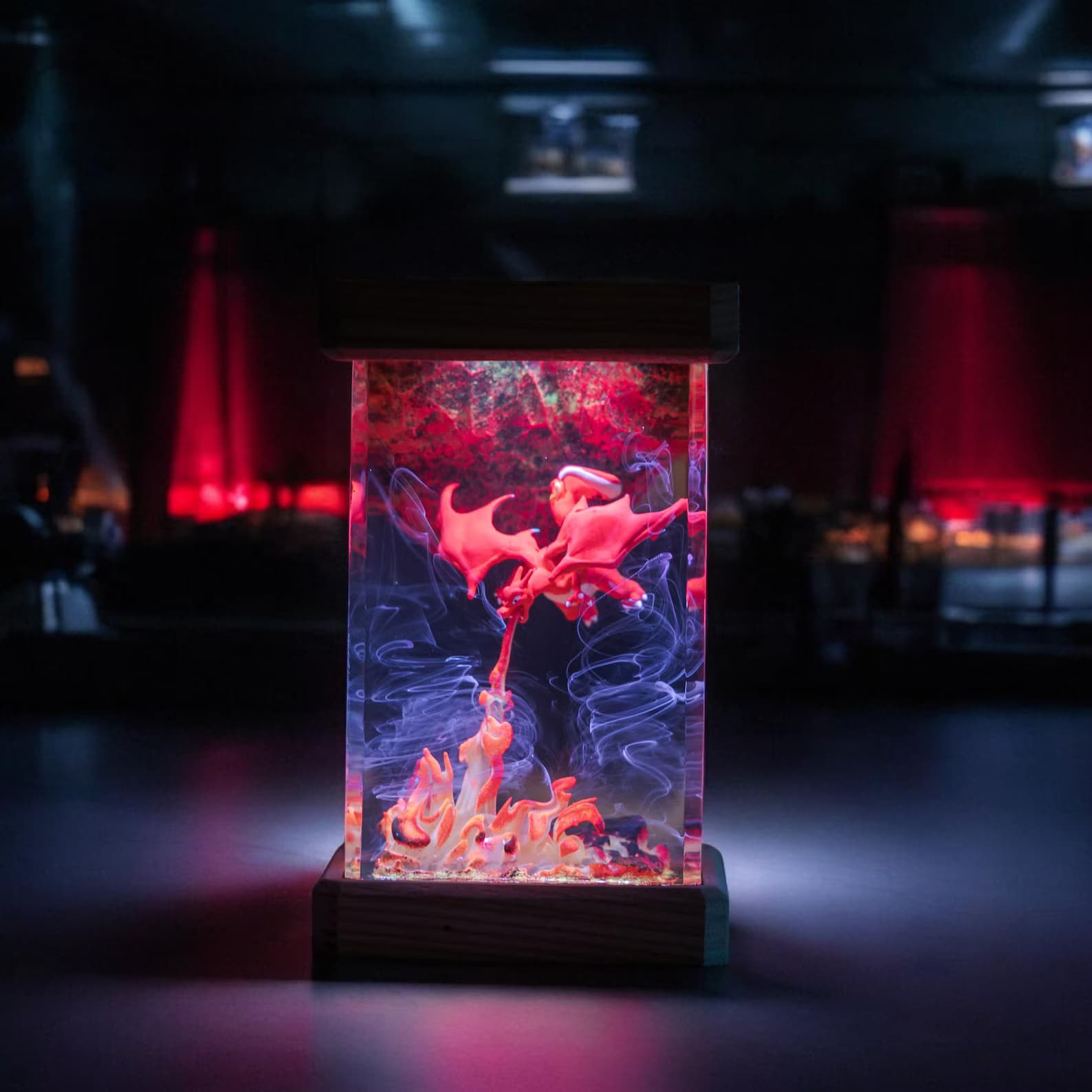 Fantasy Dragon Lamp – Handmade Decorative Light for Bedroom, Gift for Gamers 7