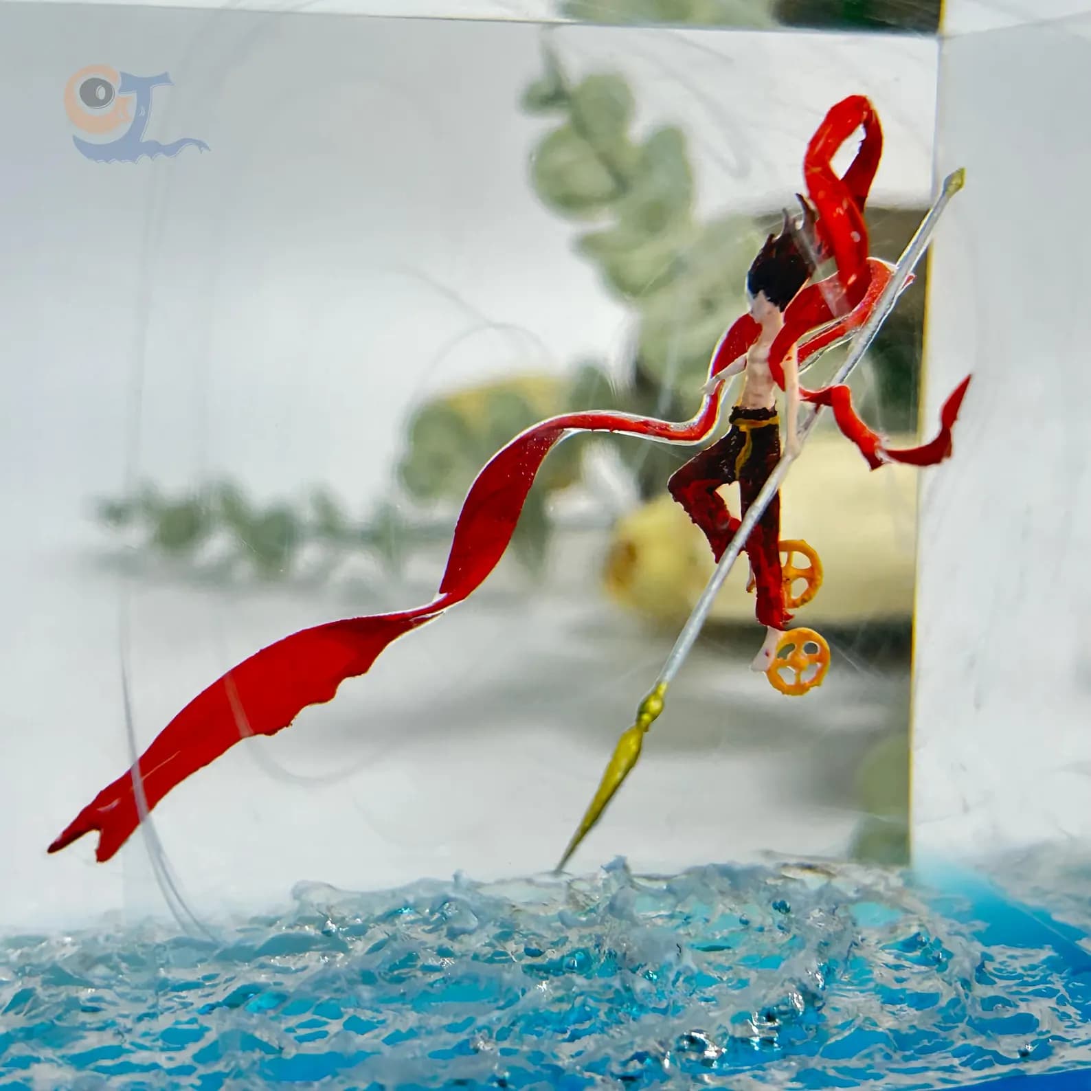 Personalized Resin Dragon Night Light, Creative Handmade Micro Landscape Table Lamp, Collectible Ornaments, Unique Gift, Halloween Gift 7