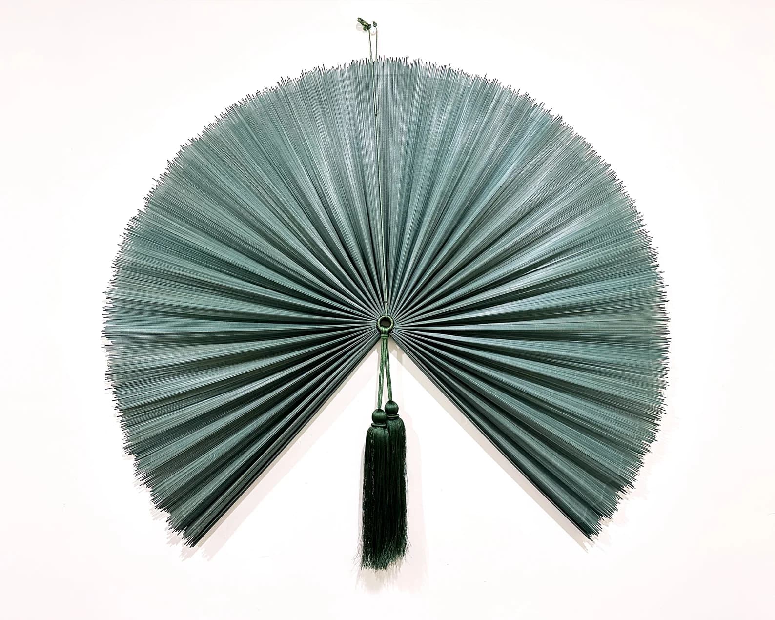 Wall Fan Decor, Bamboo Decorative Fans, Handcrafted Bamboo Fan, Boho Bamboo Wall Decor, Artisan Bamboo Fan Decor, Bamboo Fan ( Style Fan 93) 6