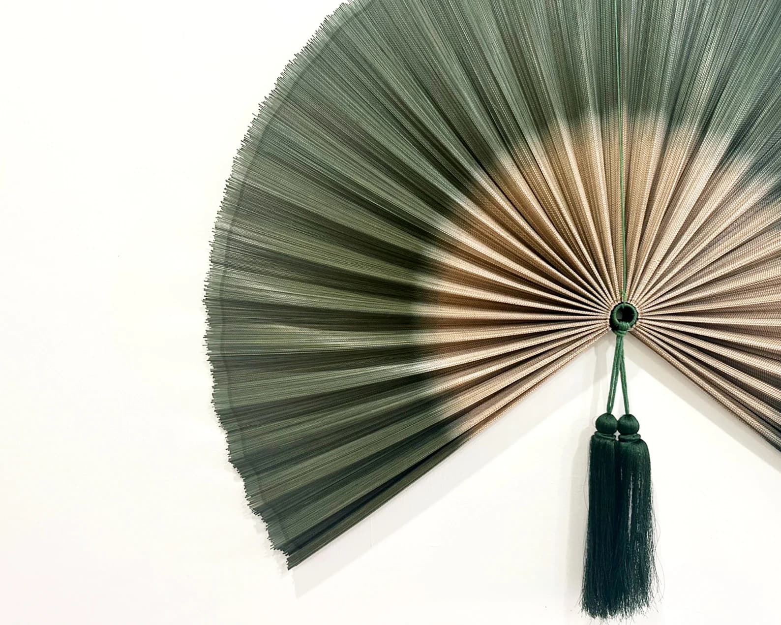 Wall Fan Decor, Bamboo Decorative Fans, Handcrafted Bamboo Fan, Boho Bamboo Wall Decor, Artisan Bamboo Fan Decor, Bamboo Fan (Style Fan 101) 6