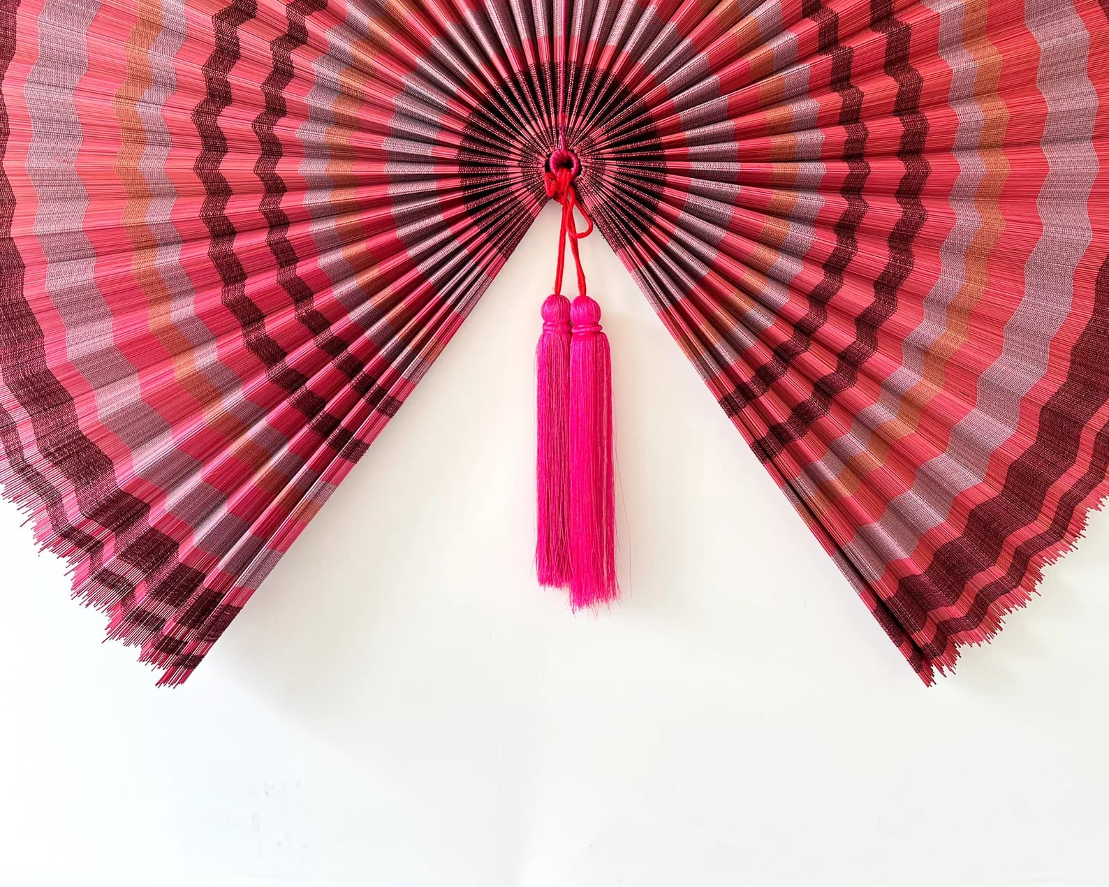 Wall Fan Decor, Bamboo Decorative Fans, Handcrafted Bamboo Fan, Boho Bamboo Wall Decor, Artisan Bamboo Fan Decor, Bamboo Fan ( Style Fan 35) 8