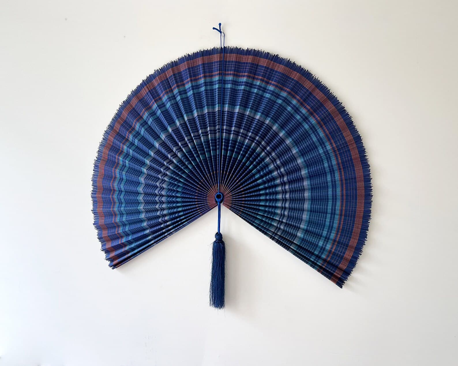 Wall Fan Decor, Bamboo Decorative Fans, Handcrafted Bamboo Fan, Boho Bamboo Wall Decor, Artisan Bamboo Fan Decor, Bamboo Fan ( Style Fan 41) 4