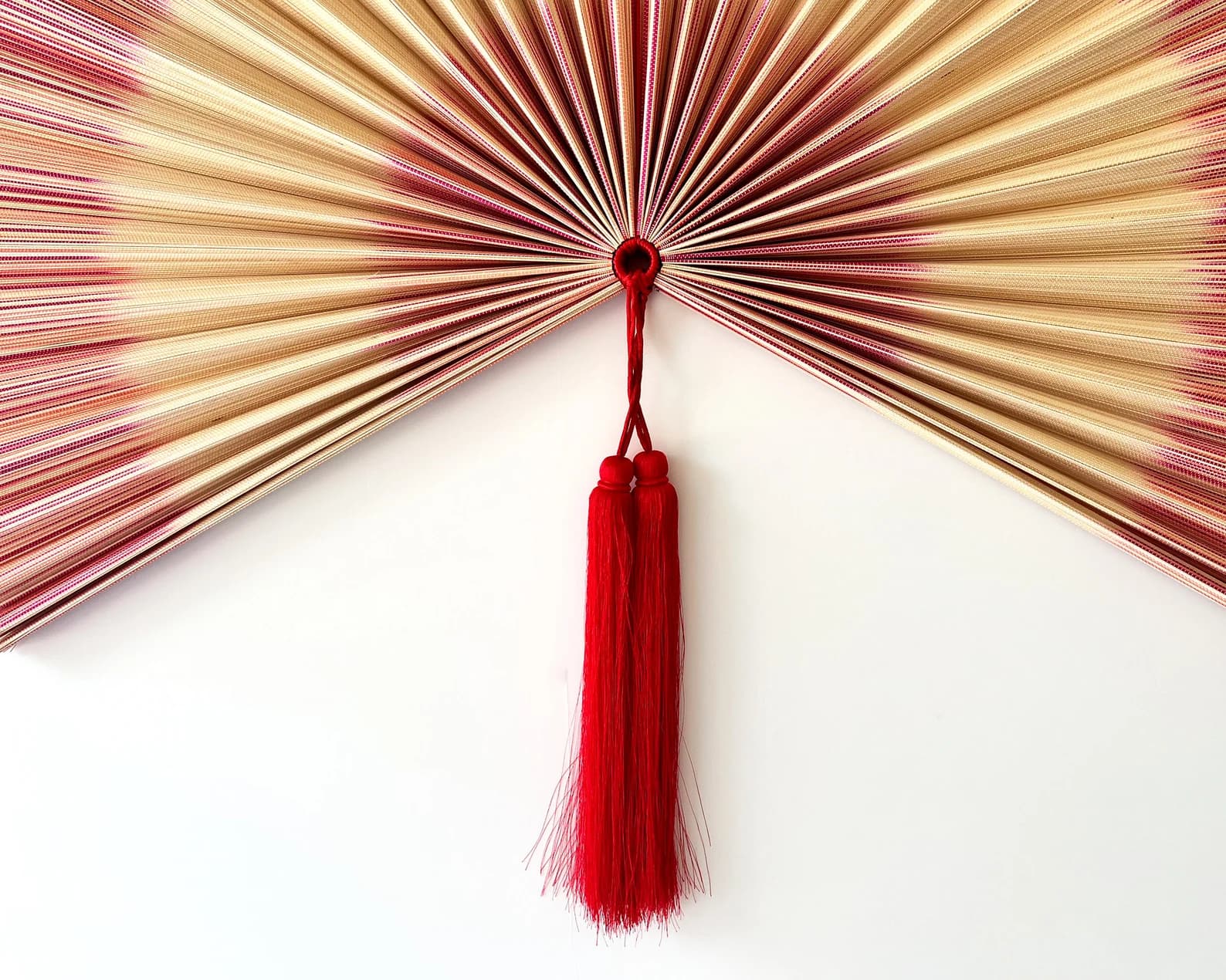 Wall Fan Decor, Bamboo Decorative Fans, Handcrafted Bamboo Fan, Boho Bamboo Wall Decor, Artisan Bamboo Fan Decor, Bamboo Fan ( Style Fan 08) 9