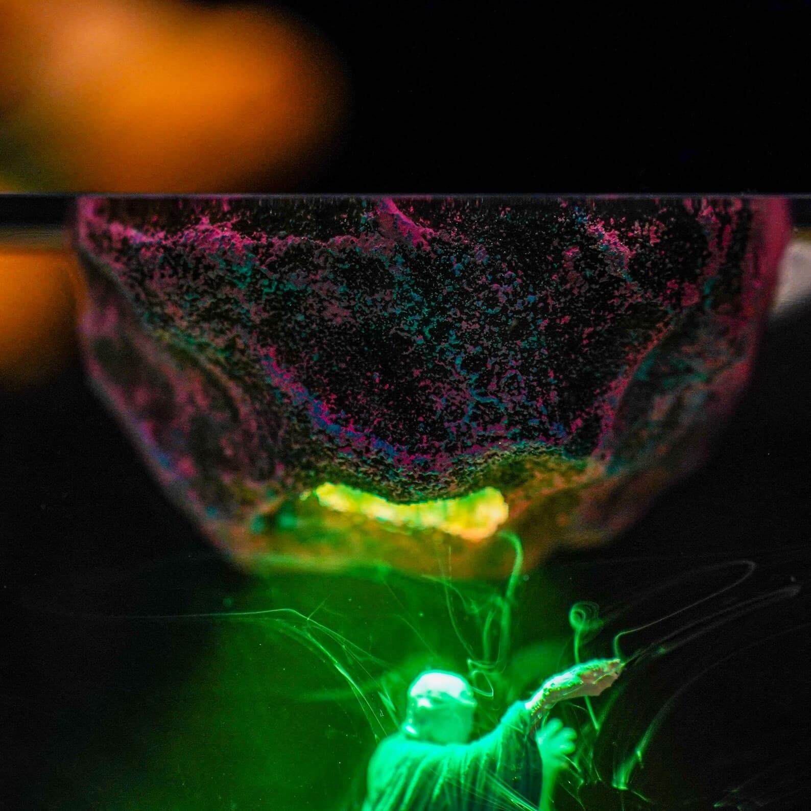 Handmade Room decor Epoxy Lamp,Diorama Power Ring lamp,Resin Night light gift,Gaming Resin Lamp,desk lamp,Desk decor,Unique Gift 5