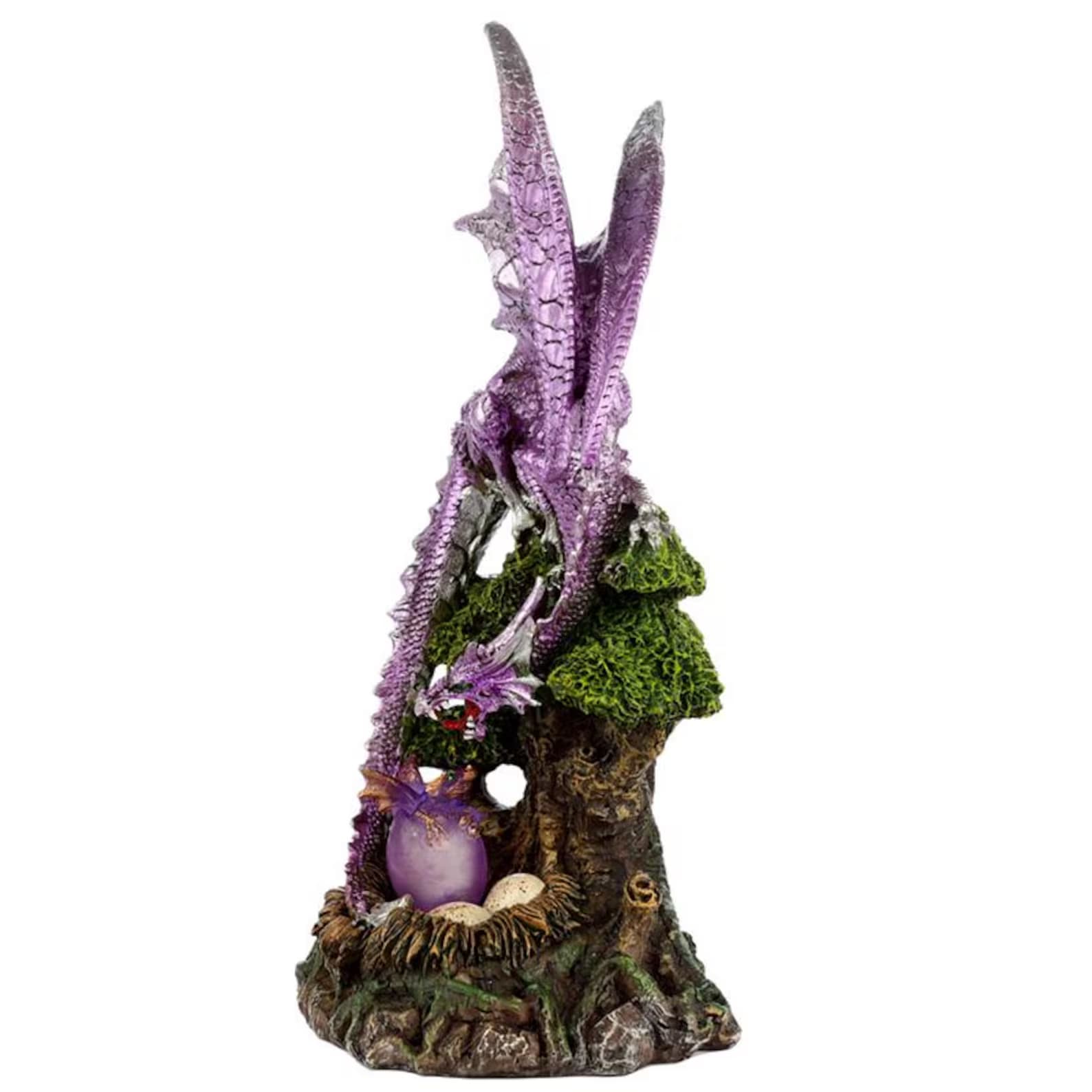 Tree of Life Dragon Mother LED Dark Legends Dragon Figurine 6