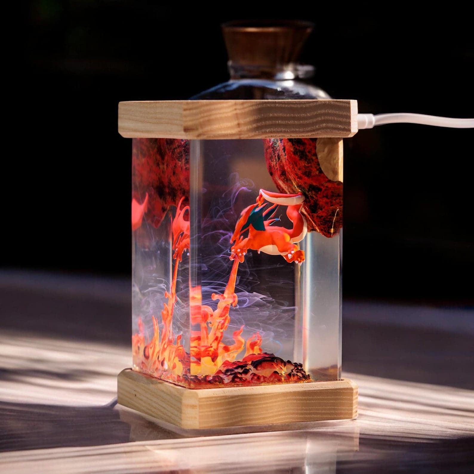 Fantasy Dragon Lamp – Handmade Decorative Light for Bedroom, Gift for Gamers 5