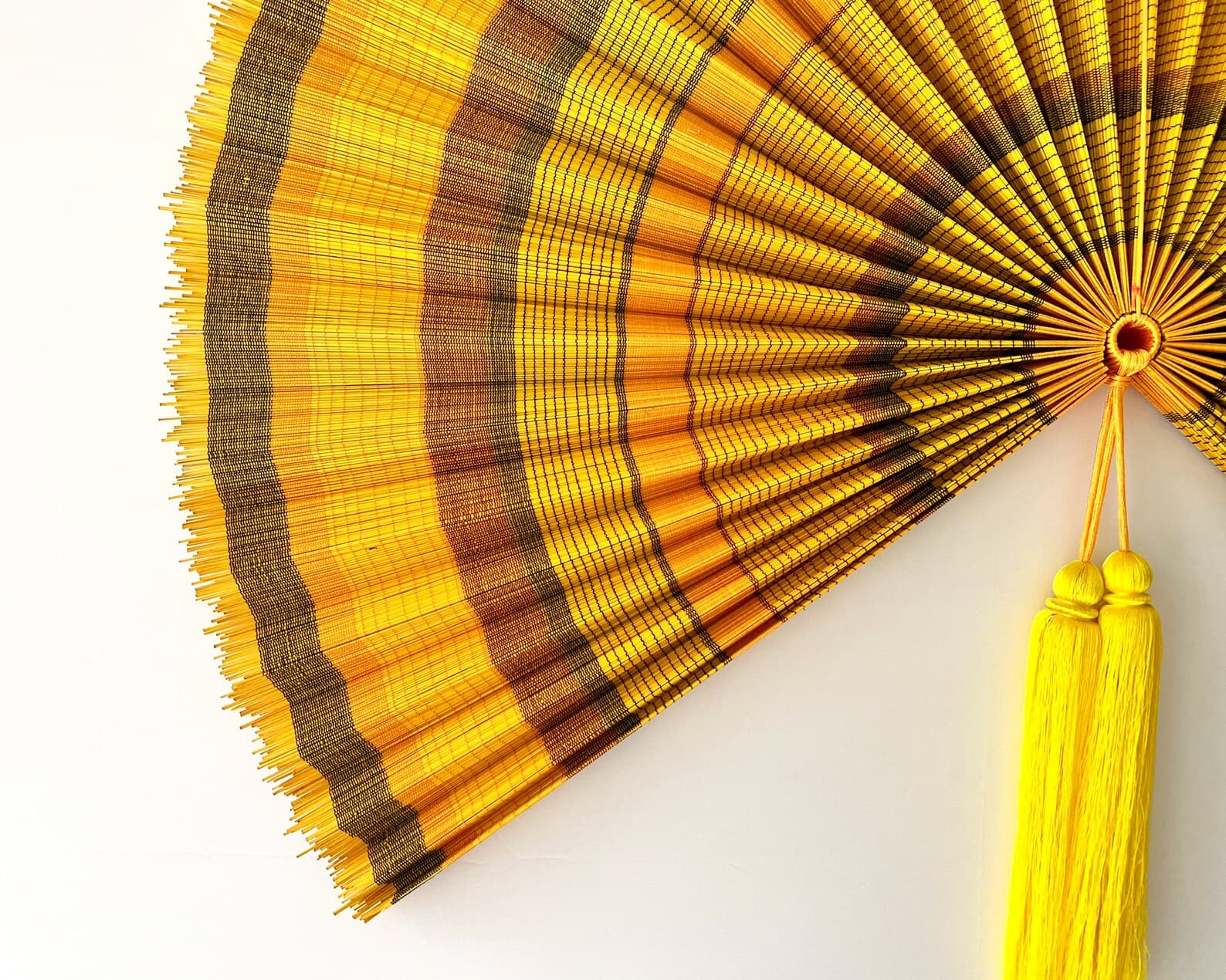 Bamboo Decorative Fans, Handcrafted Bamboo Fan, Boho Bamboo Wall Decor, Artisan Bamboo Fan Decor, Bamboo Fan, Wall Fan Decor 5