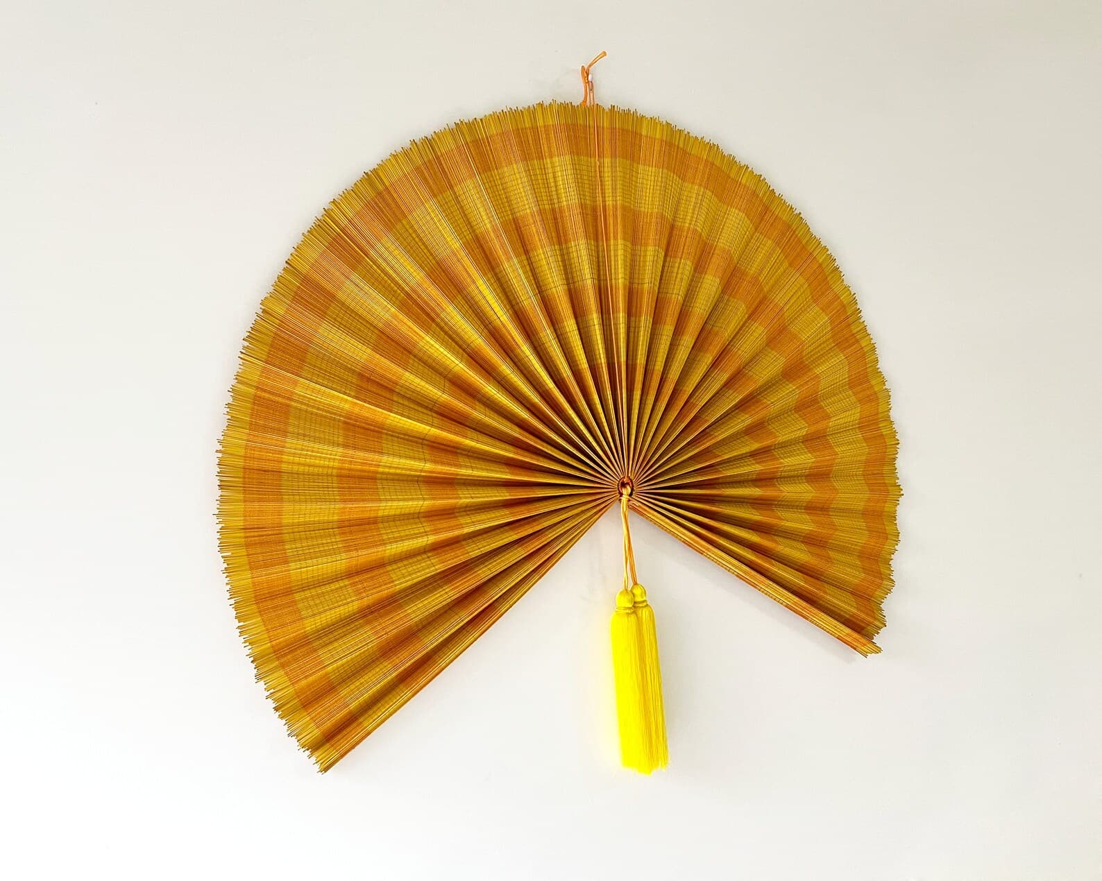 Wall Fan Decor, Bamboo Decorative Fans, Handcrafted Bamboo Fan, Boho Bamboo Wall Decor, Artisan Bamboo Fan Decor, Bamboo Fan ( Style Fan 28) 3