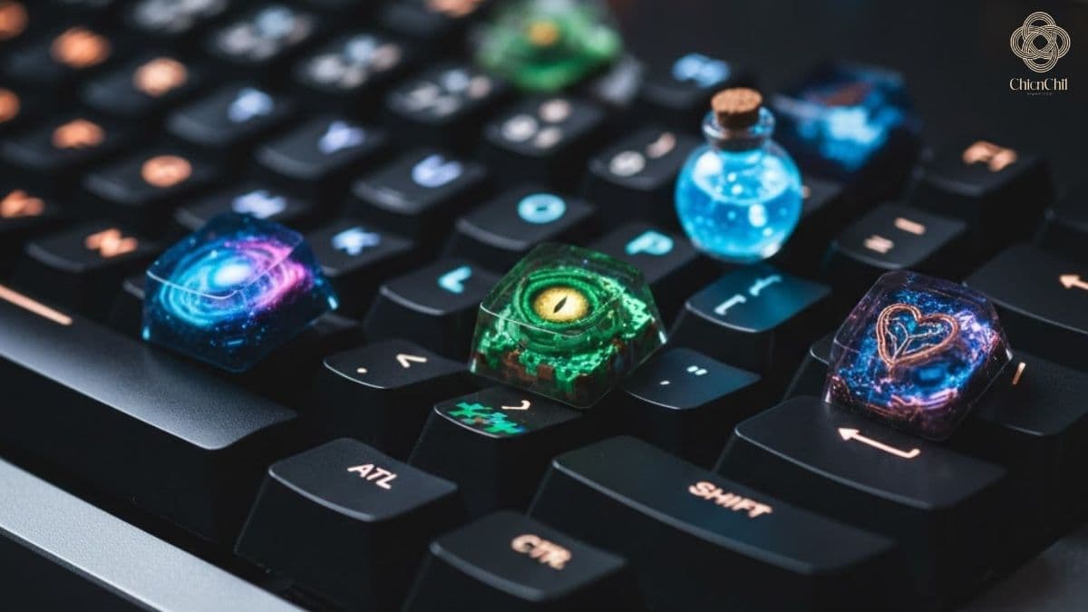 Custom resin keycaps for gamers: artisan details that elevate every keystroke