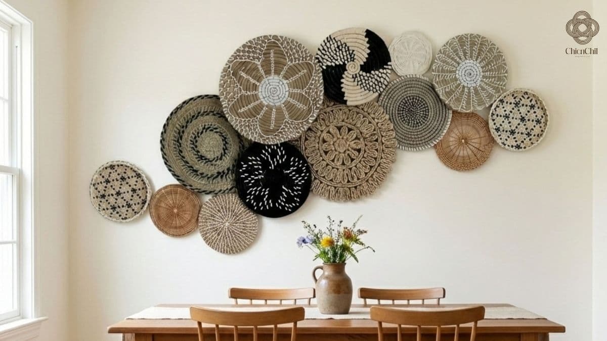 Wall decor baskets: a warm touch for cozy and personal spaces