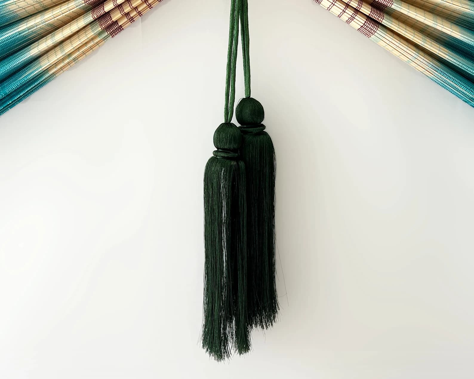 Bamboo Decorative Fans, Handcrafted Bamboo Fan, Boho Bamboo Wall Decor, Artisan Bamboo Fan Decor, Bamboo Fan, Wall Fan Decor ( Style Fan 63) 8