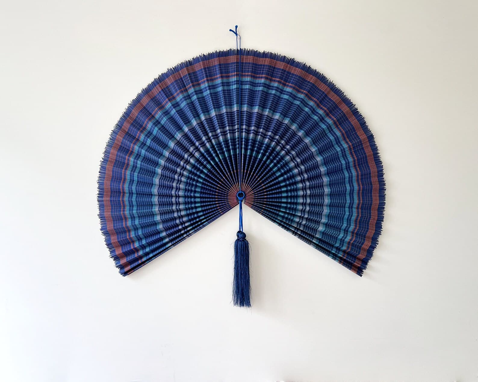 Wall Fan Decor, Bamboo Decorative Fans, Handcrafted Bamboo Fan, Boho Bamboo Wall Decor, Artisan Bamboo Fan Decor, Bamboo Fan ( Style Fan 41) 1