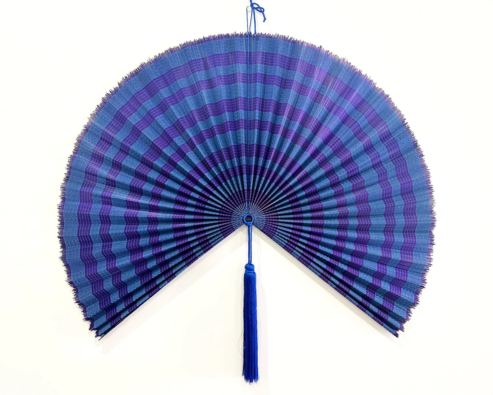 Wall Fan Decor, Bamboo Decorative Fans, Handcrafted Bamboo Fans, Boho Bamboo Wall Decor, Artisan Bamboo Fan Decor, Bamboo Fan ( Style 104 ) 5