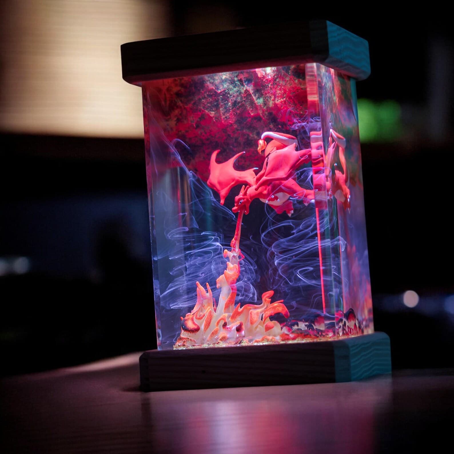 Fantasy Dragon Lamp – Handmade Decorative Light for Bedroom, Gift for Gamers 8