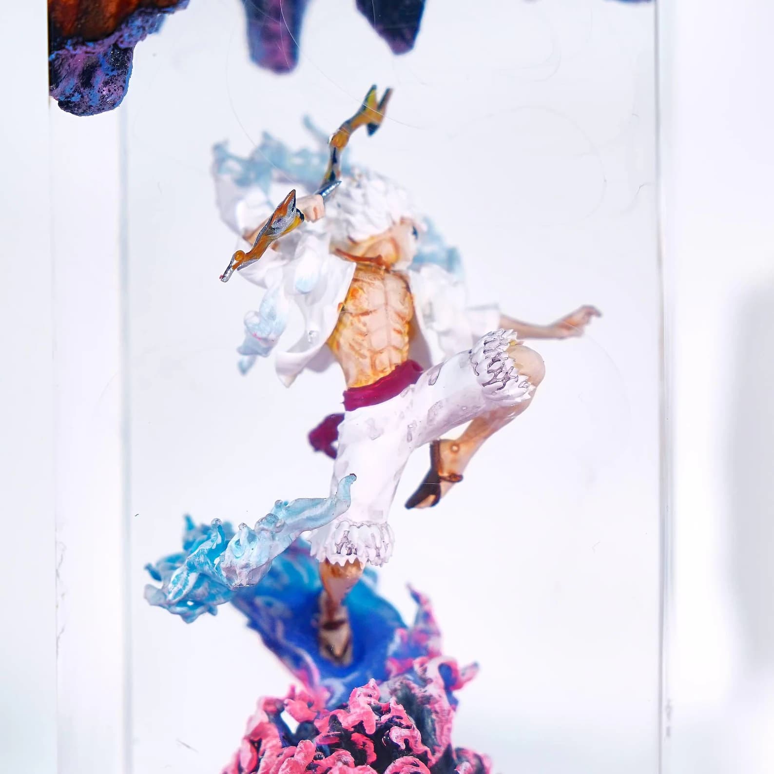 Z.or.o Dragon Lamp, Onepi.ec/e diorama wood resin lamp, G.e.ar 5 Inspired, Gift For kid, gift for him, Christmas Gift Idea, Gift For Otaku 9