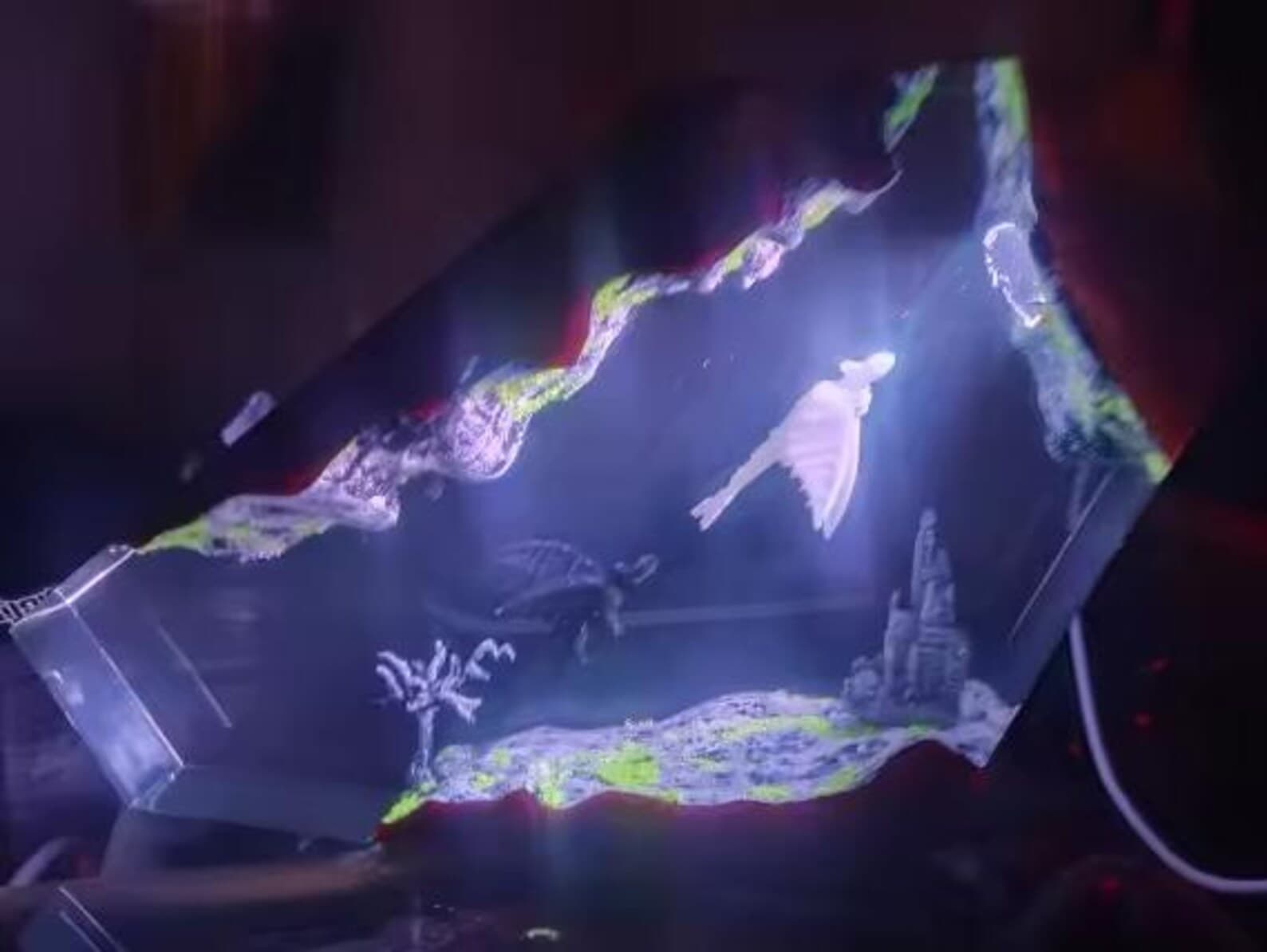 Resin Dragon Table Lamp, Fantasy Art Decor, USB Night Light 6