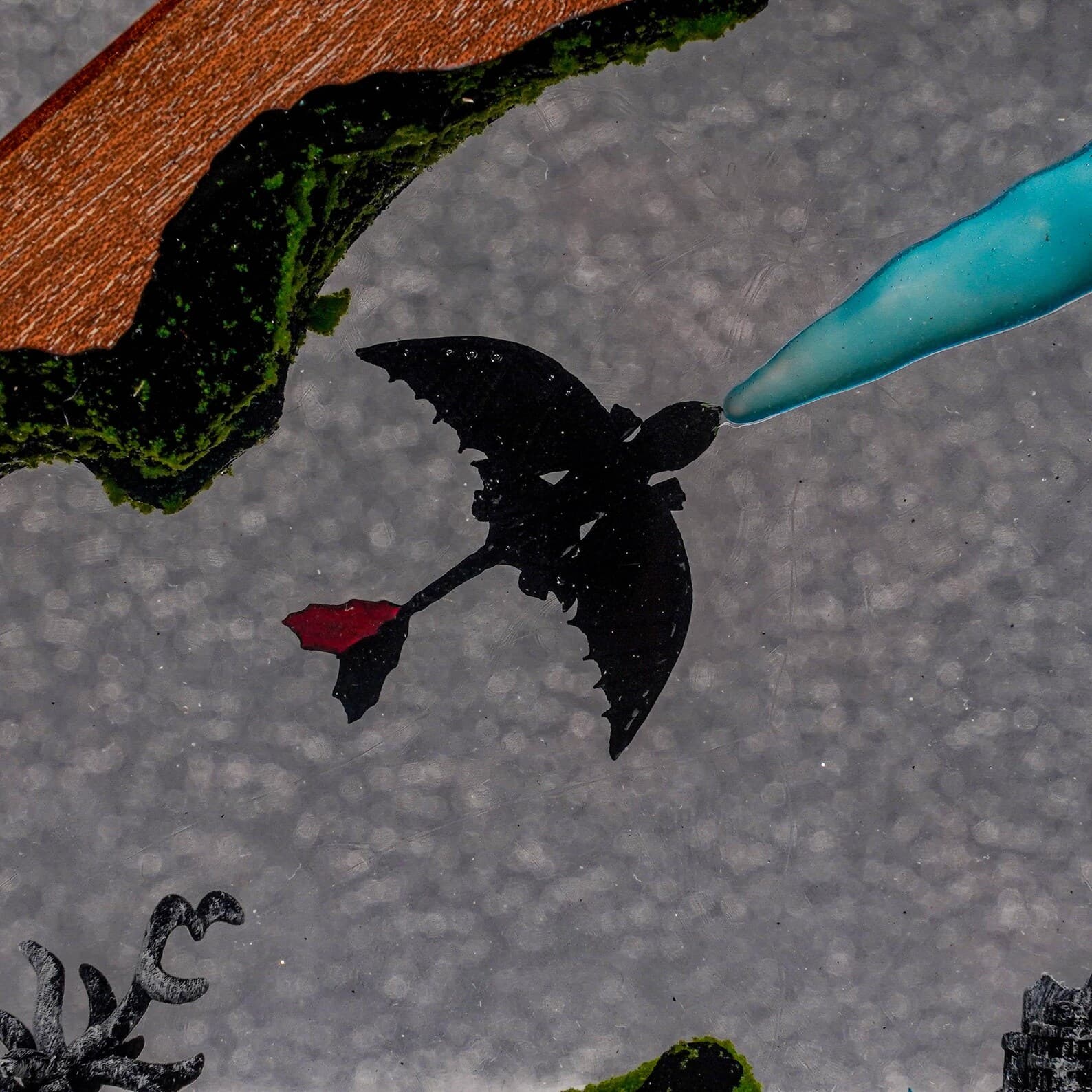 Handmade Fury Dragon Couple Lamp, Fangless Dragon Epoxy Resin Lamp, HTTYD Gift, Unique Gift, Resin Art 12