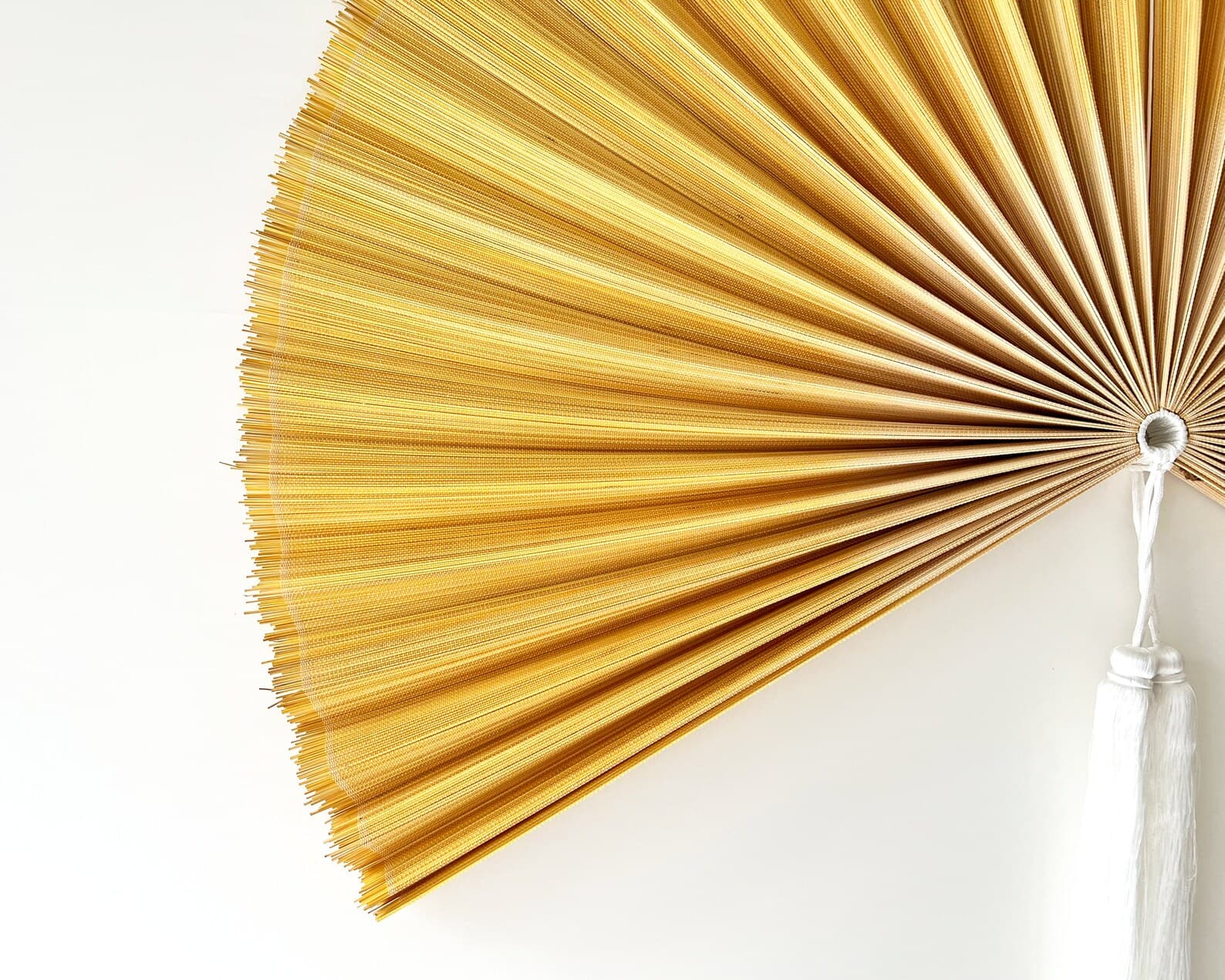 Wall Fan Decor, Bamboo Decorative Fans, Handcrafted Bamboo Fan, Boho Bamboo Wall Decor, Artisan Bamboo Fan Decor, Bamboo Fan ( Style Fan 61) 5