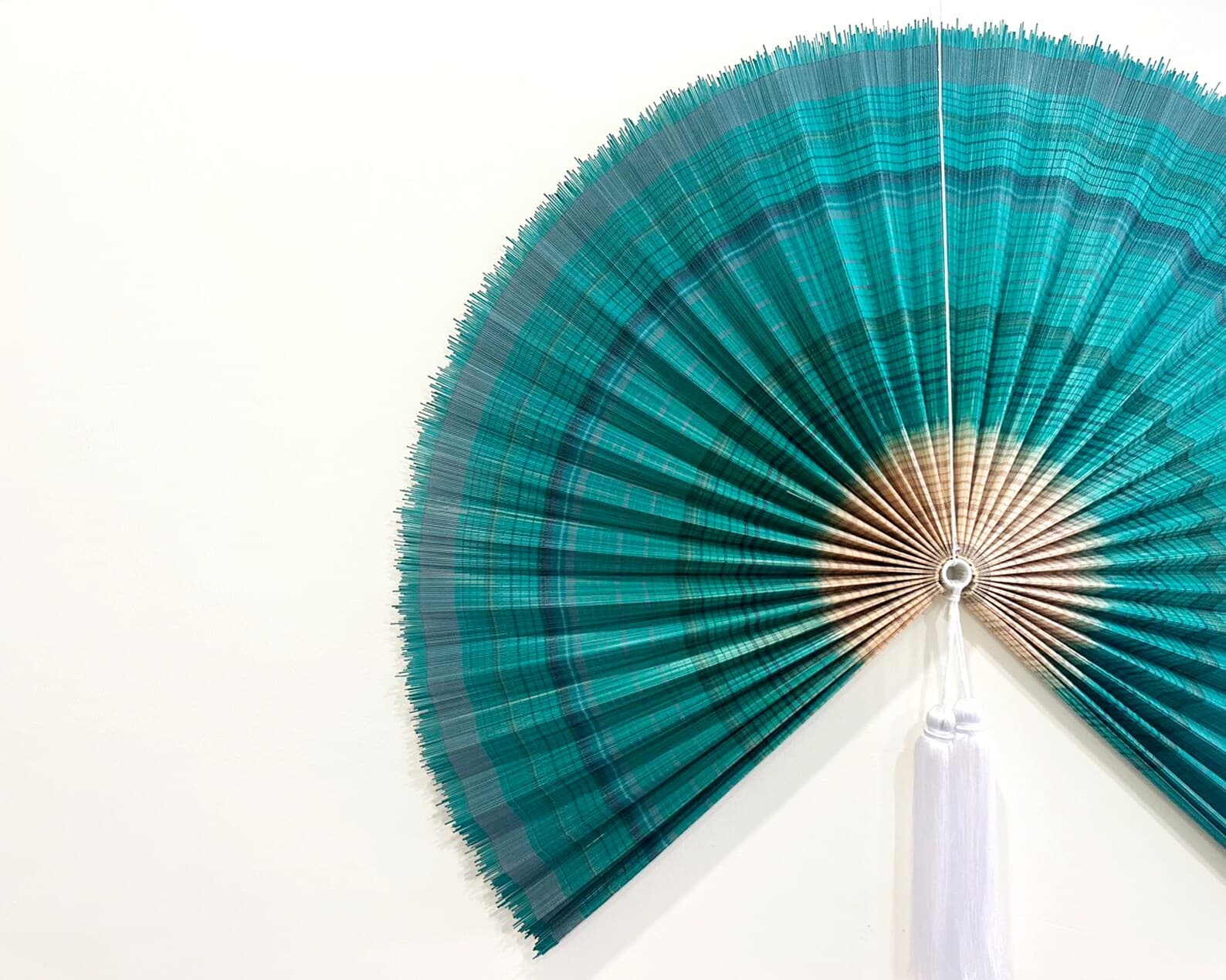 Wall Fan Decor, Bamboo Decorative Fans, Handcrafted Bamboo Fan, Boho Bamboo Wall Decor, Artisan Bamboo Fan Decor, Bamboo Fan ( Style Fan 97) 6