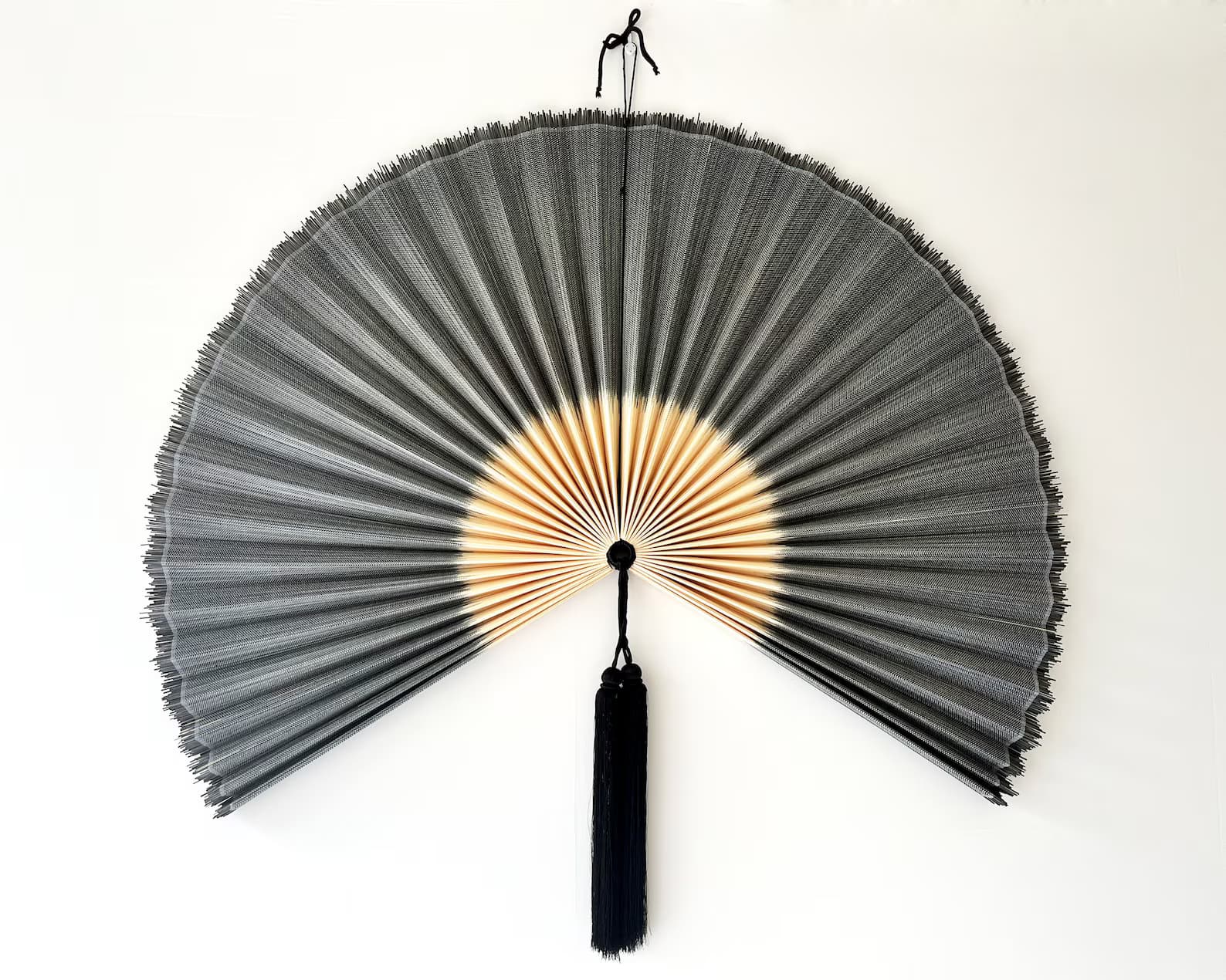 Wall Fan Decor, Bamboo Decorative Fans, Handcrafted Bamboo Fan, Boho Bamboo Wall Decor, Artisan Bamboo Fan Decor, Bamboo Fan ( Style Fan 05) 1