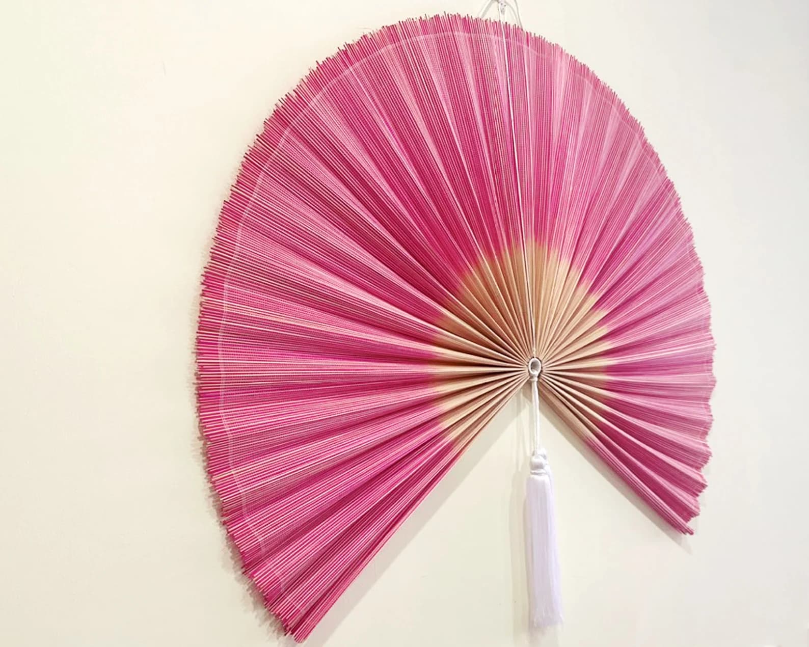 Wall Fan Decor, Bamboo Decorative Fans, Handcrafted Bamboo Fan, Boho Bamboo Wall Decor, Artisan Bamboo Fan Decor, Bamboo Fan ( Style Fan 94) 4