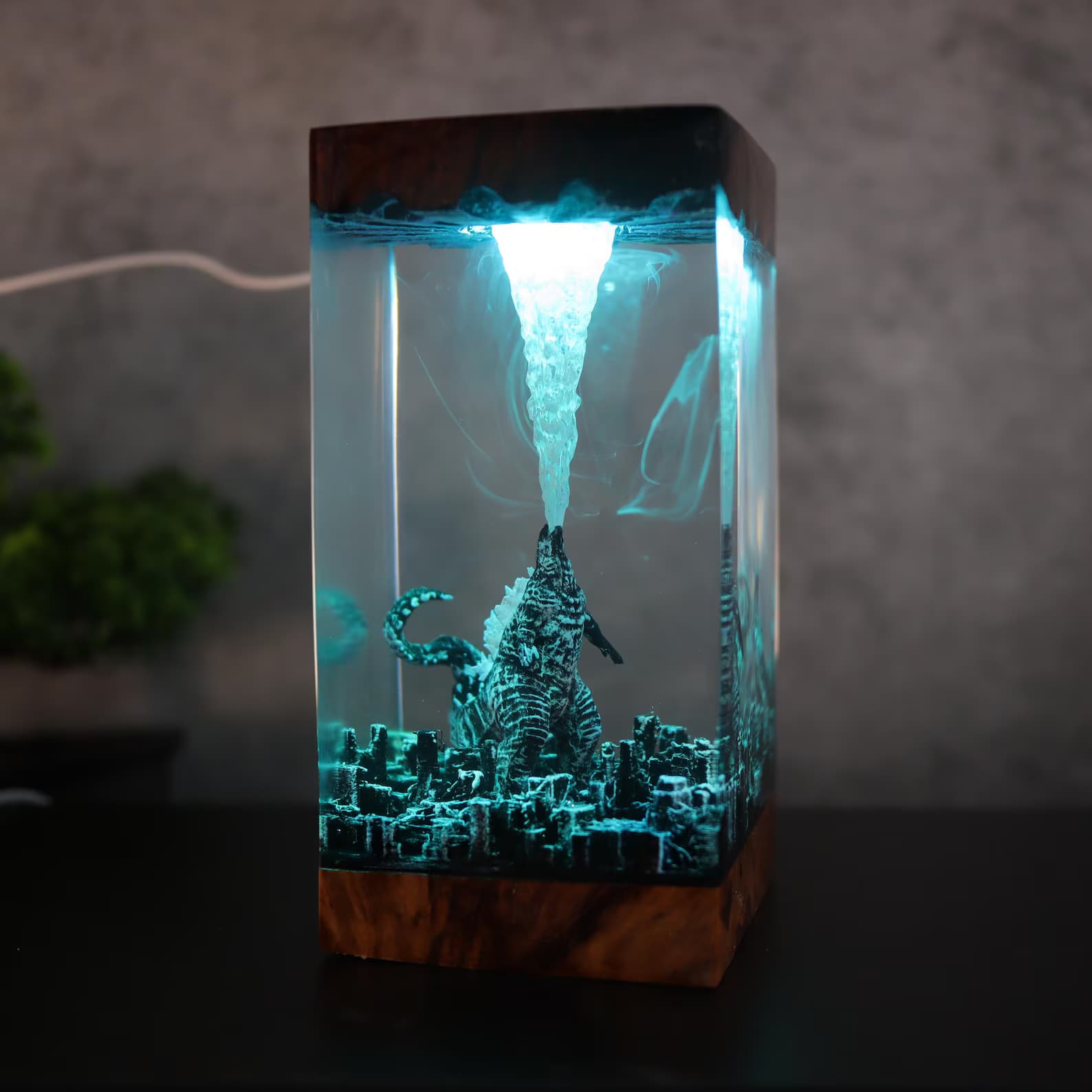 Too.thl.ess Dragon resin lamp, Christmas Gift, Light Fury Lamp, Dragon Figure lamp, New Year Gift 11