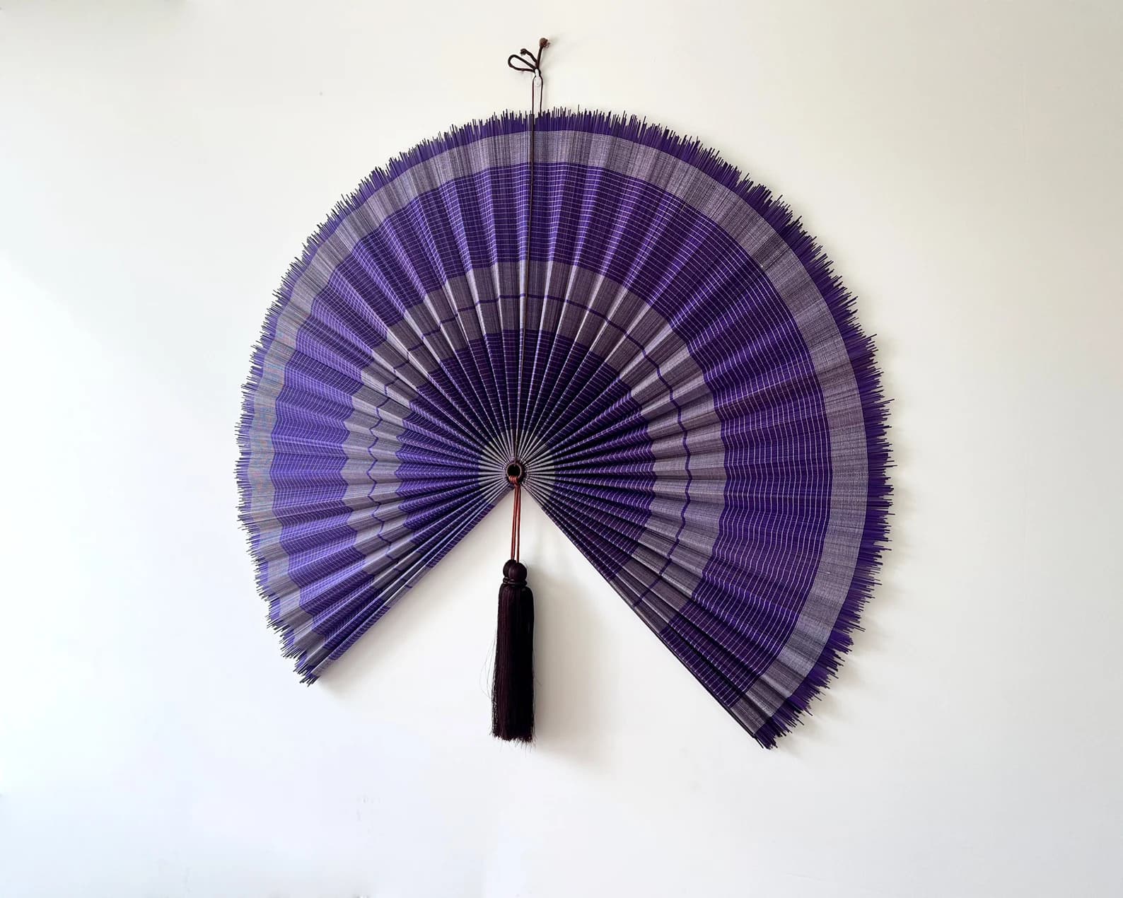 Wall Fan Decor, Bamboo Decorative Fans, Handcrafted Bamboo Fan, Boho Bamboo Wall Decor, Artisan Bamboo Fan Decor, Bamboo Fan ( Style Fan 48) 4