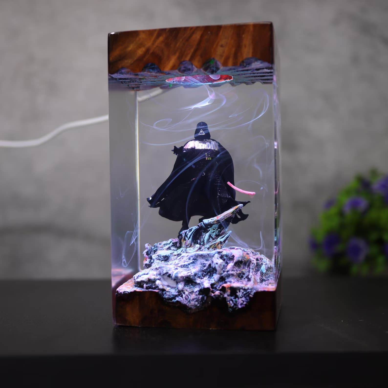 Too.thl.ess Dragon resin lamp, Christmas Gift, Light Fury Lamp, Dragon Figure lamp, New Year Gift 9