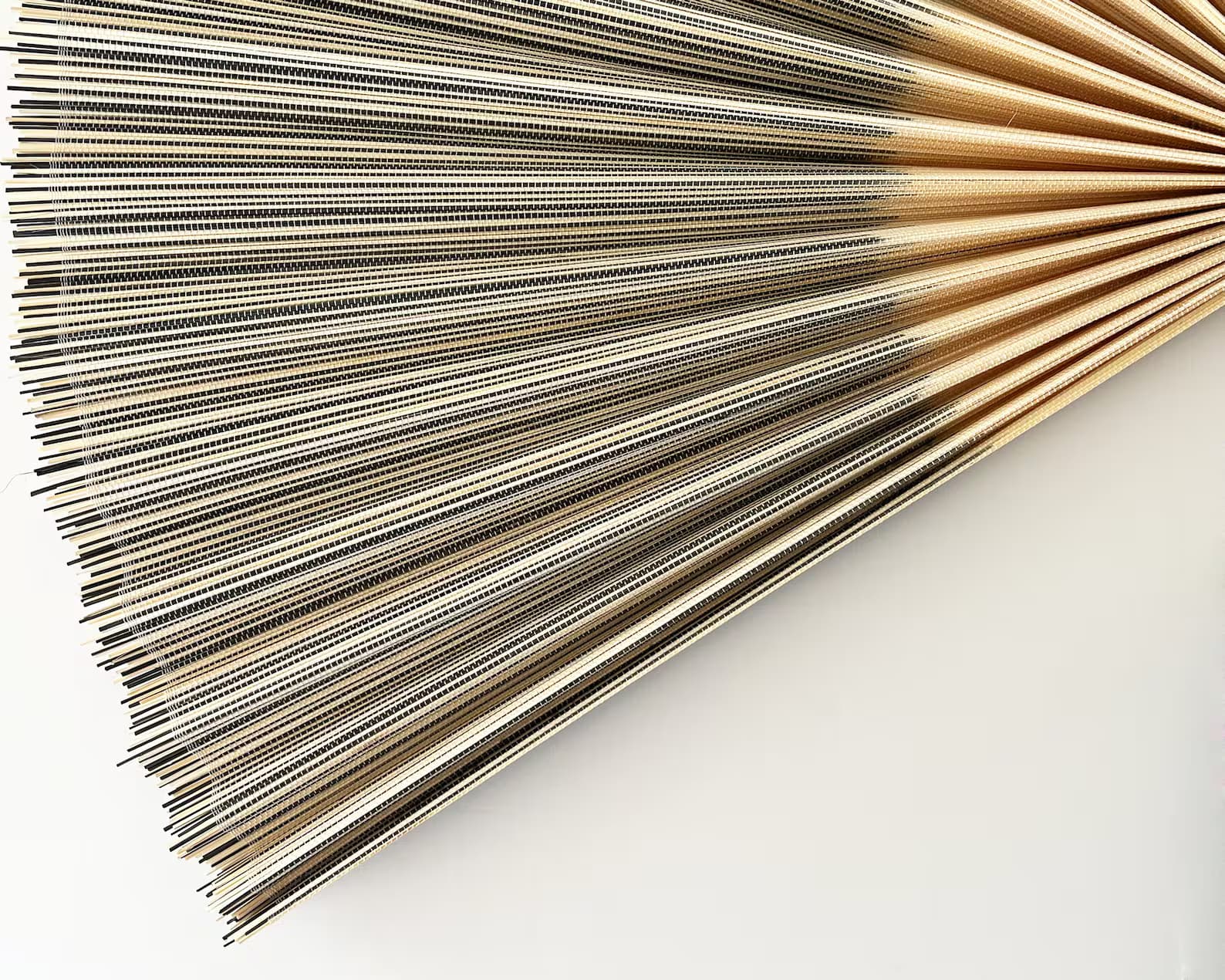 Wall Fan Decor, Bamboo Decorative Fans, Handcrafted Bamboo Fan, Boho Bamboo Wall Decor, Artisan Bamboo Fan Decor, Bamboo Fan ( Style Fan 80) 7