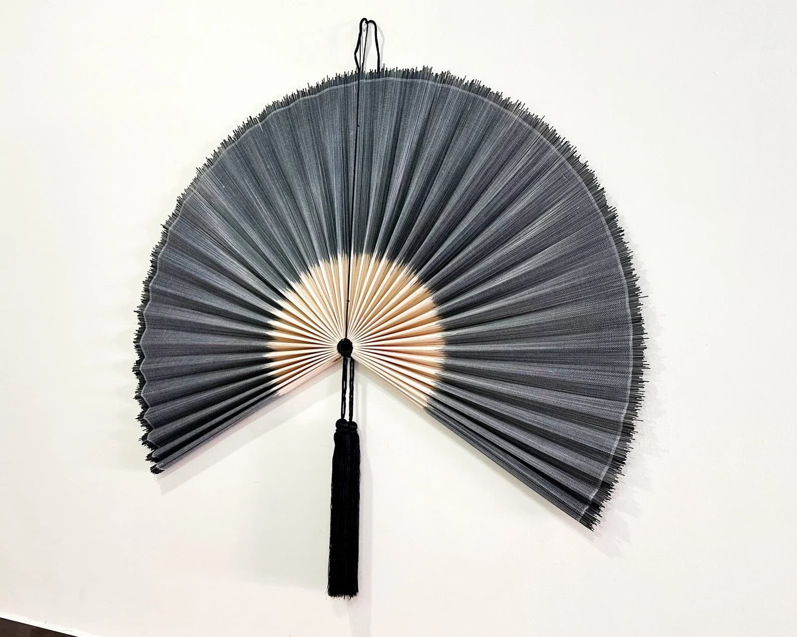 Wall Fan Decor, Bamboo Decorative Fans, Handcrafted Bamboo Fan, Boho Bamboo Wall Decor, Artisan Bamboo Fan Decor, Bamboo Fan ( Style Fan 91) 4