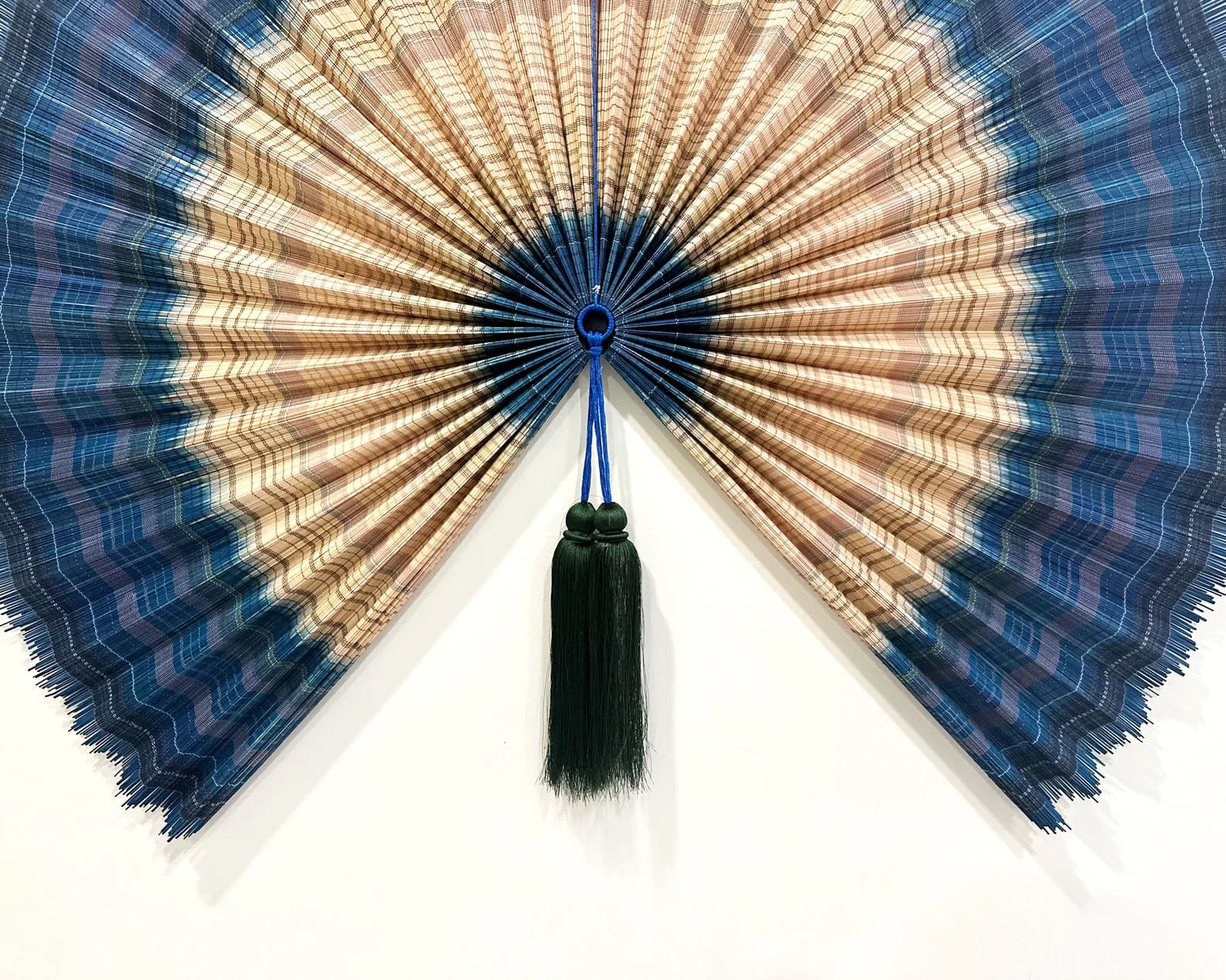 Wall Fan Decor, Bamboo Decorative Fans, Handcrafted Bamboo Fan, Boho Bamboo Wall Decor, Artisan Bamboo Fan Decor, Bamboo Fan ( Style Fan 02) 8