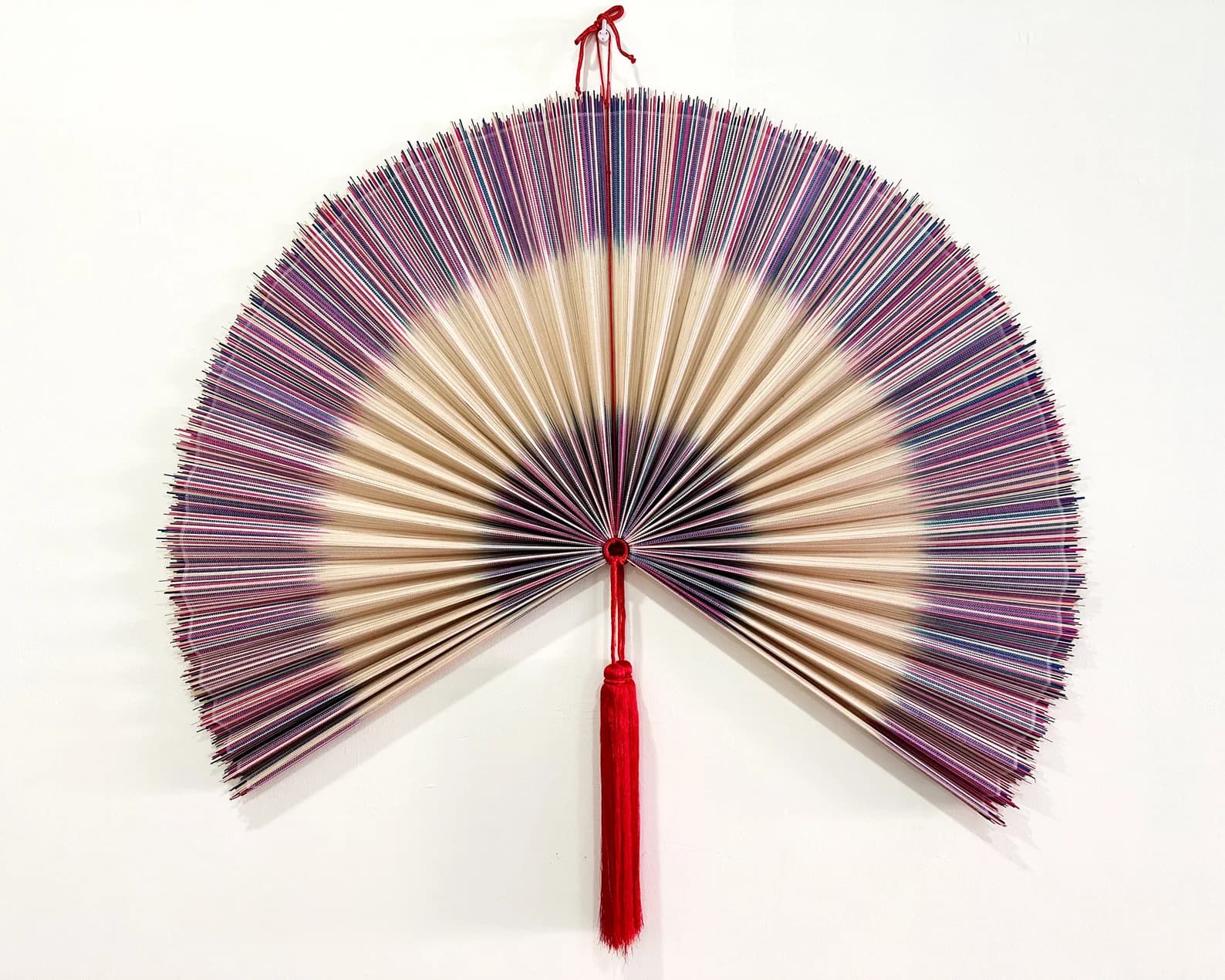 Wall Fan Decor, Bamboo Decorative Fans, Handcrafted Bamboo Fan, Boho Bamboo Wall Decor, Artisan Bamboo Fan Decor, Bamboo Fan ( Style Fan 90) 10